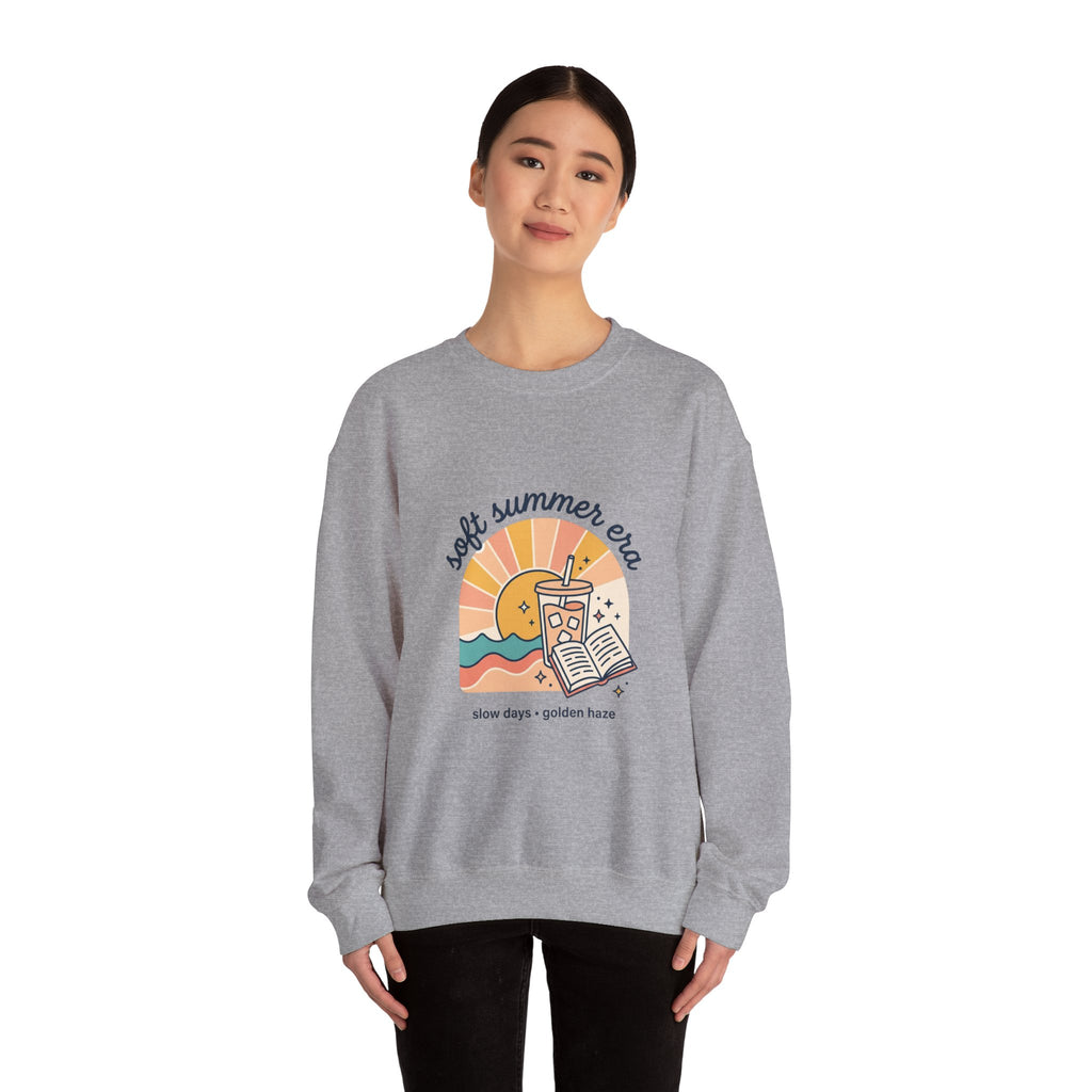 soft summer tea sweatshirt | summer aesthetic, pastel coastal vibes