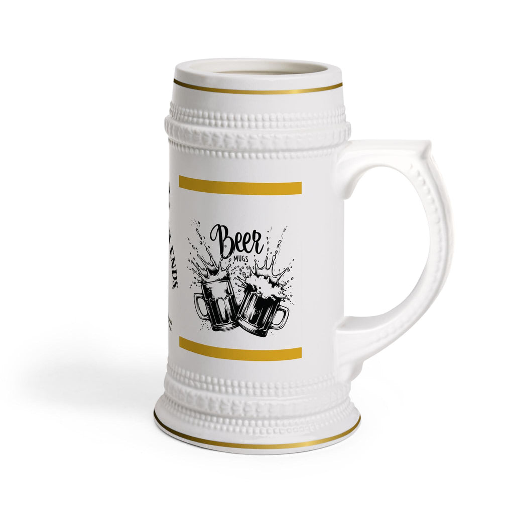 Vintage Beer Stein Mug, Oktoberfest Gift, Beer Lover Mug, German Beer Stein, Rustic Beer Mug, Father's Day Gift, Ceramic Beer Mug