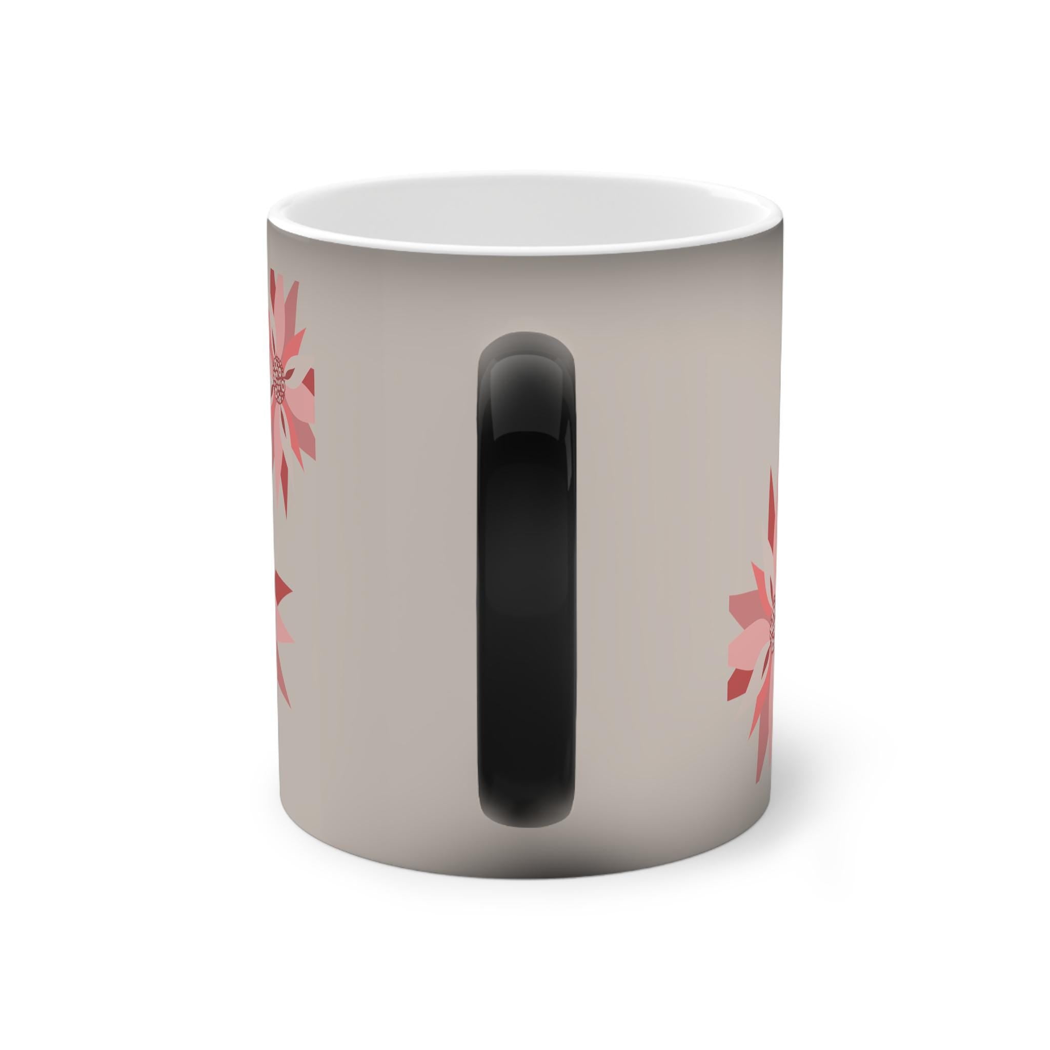 Taza Mágica Inspiracional - Color Changing Mug con Frase Motivadora, Regalo Sorpresa para Mujer, Vaso Sensible al Calor