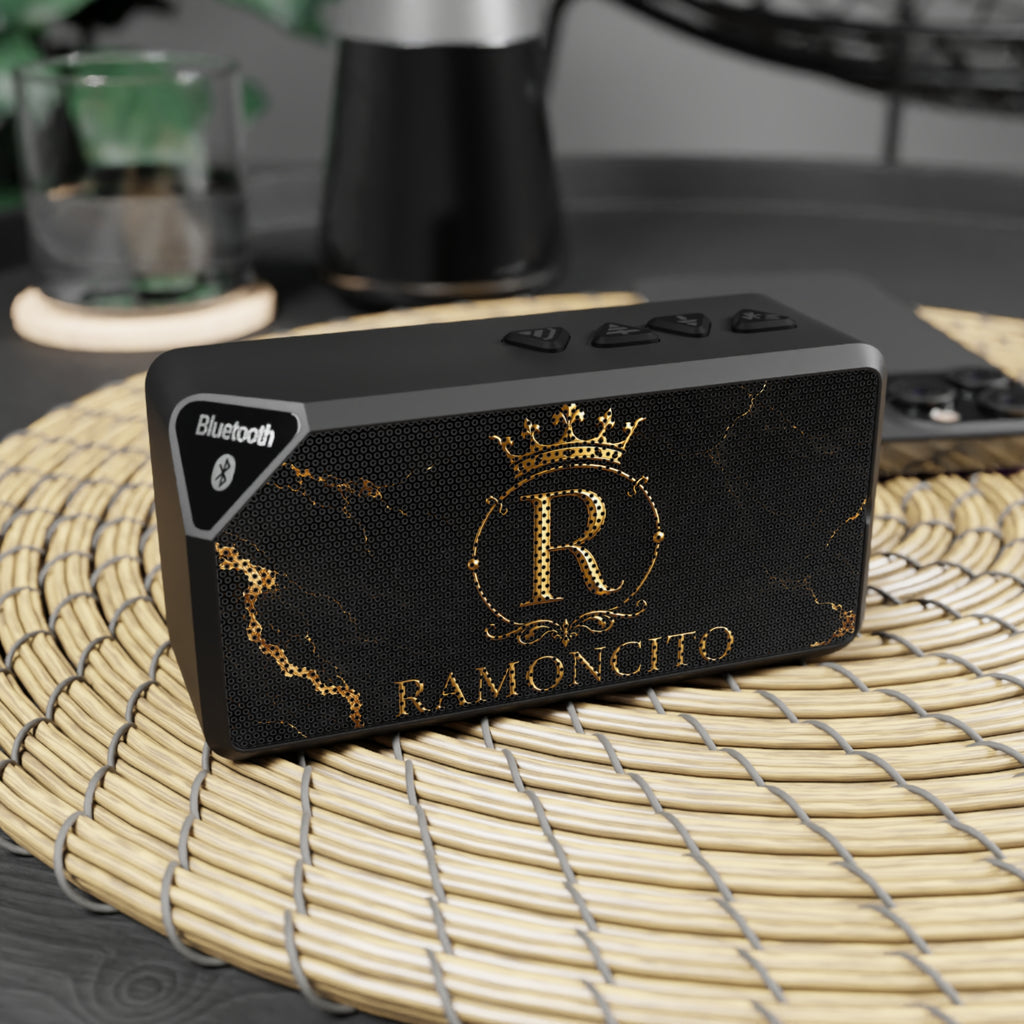 Bluetooth Speaker — Personalized 'R' Crown Monogram (Ramoncito)