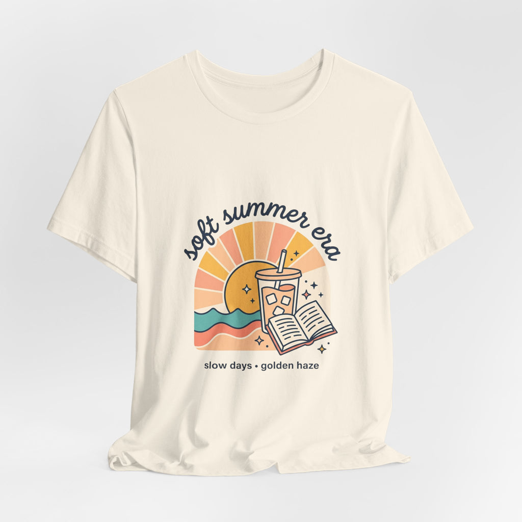 Soft Summer Era Tee | summer aesthetic, coastal vibes, pastel hand-drawn design