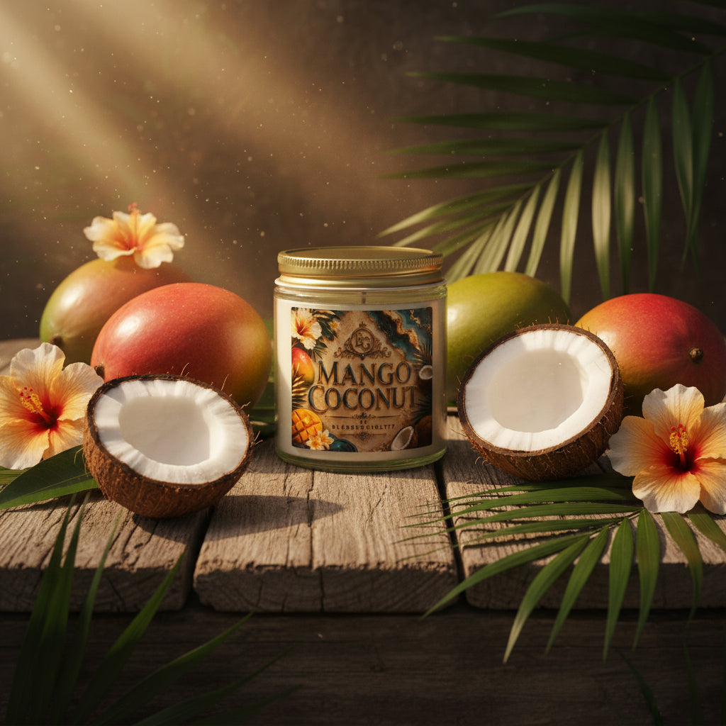Blessed Tropics Candle — Coconut Mango | BlessedGirl777
