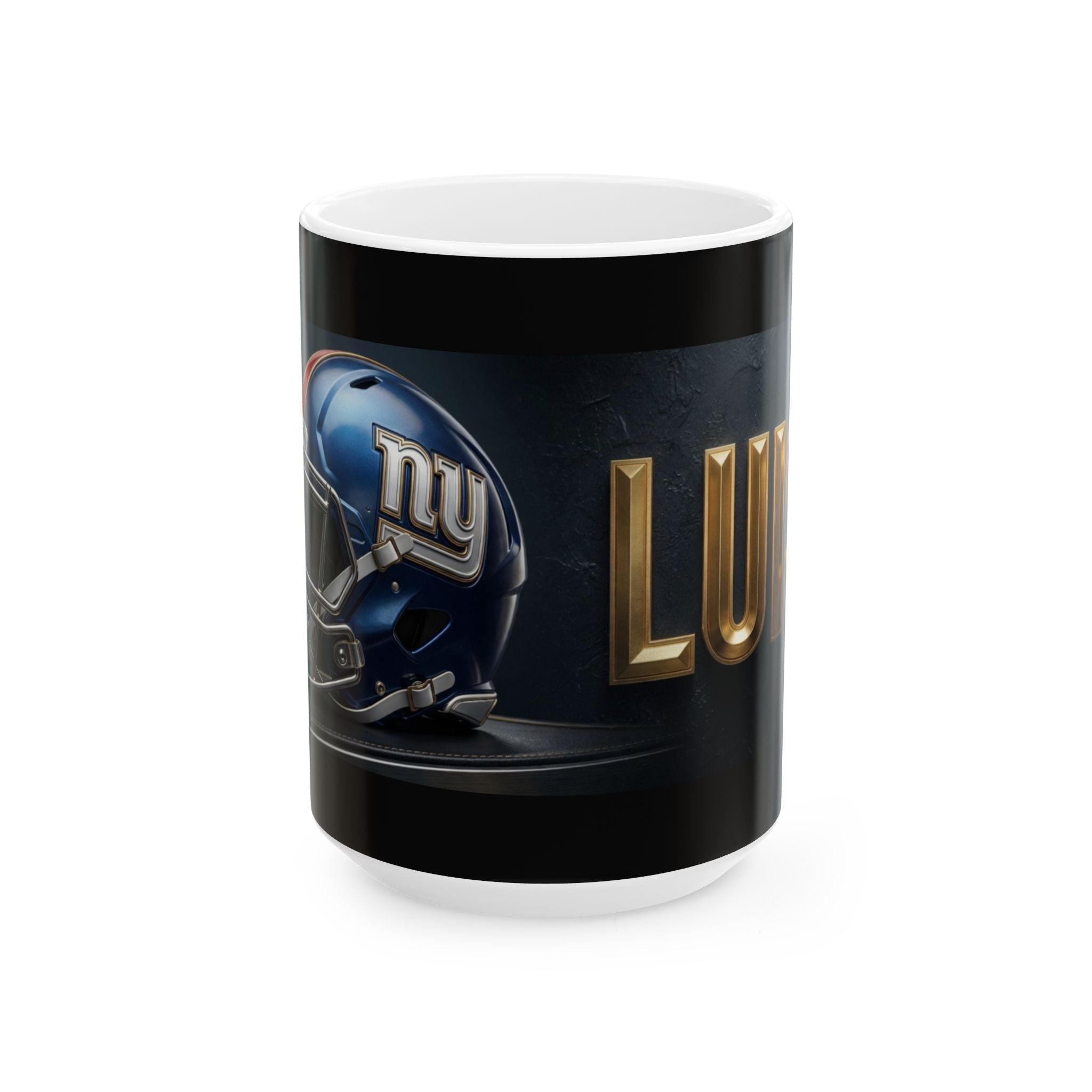 New York Football Helmet Mug | Ceramic Coffee Cup, 11oz or 15oz
