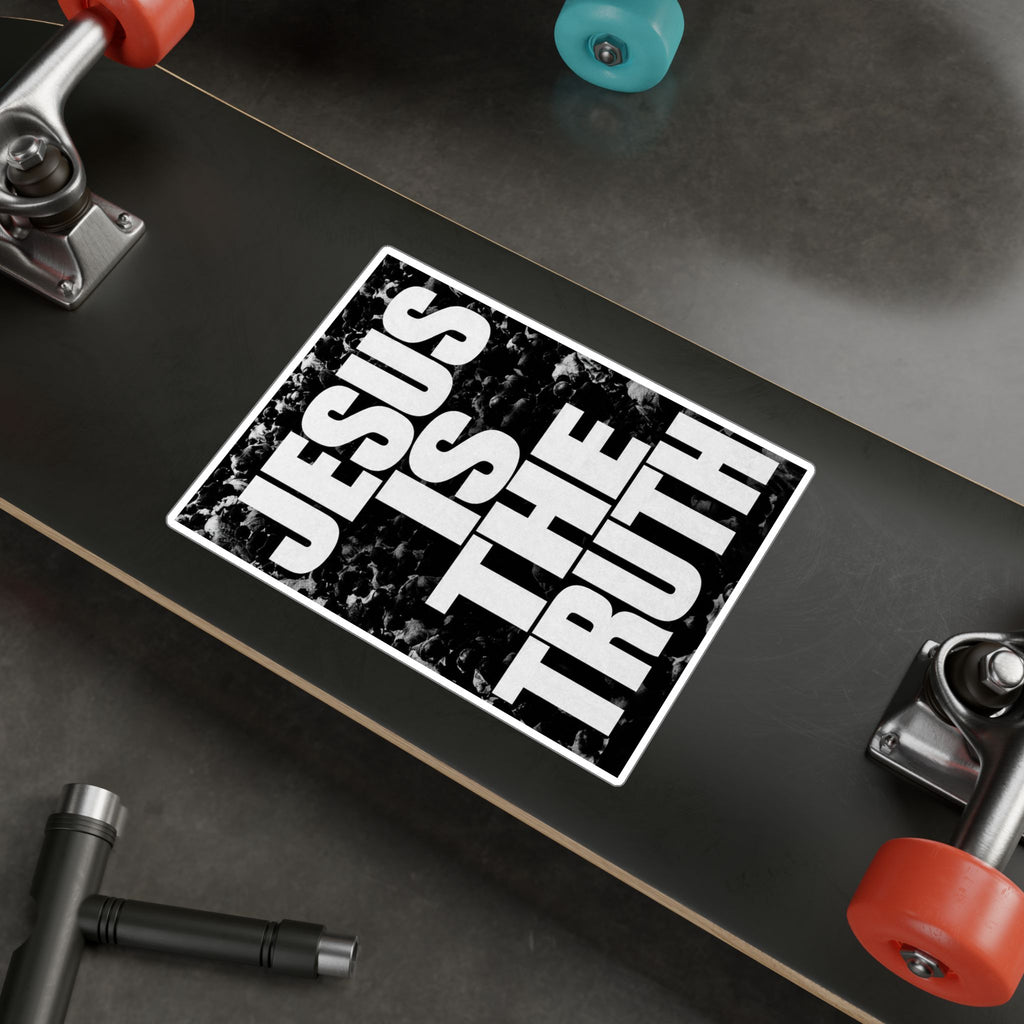 Jesus Is The Truth Vinyl Sticker — Bold Christian Faith Decal (Kiss-Cut)