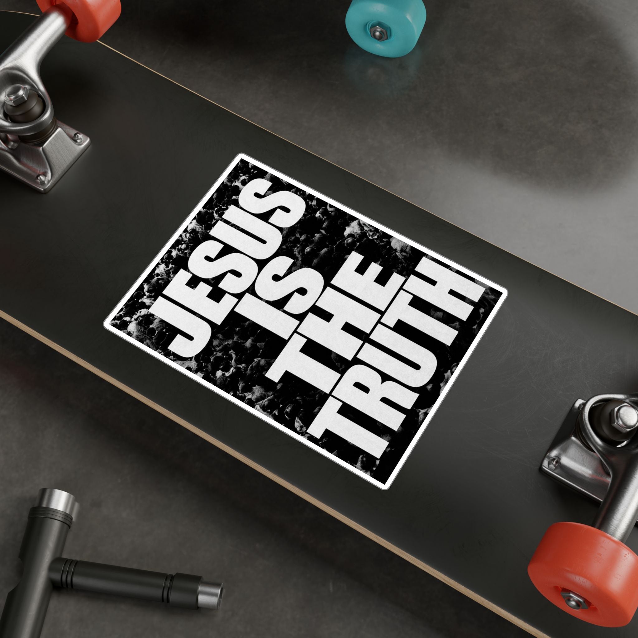 Jesus Is The Truth Vinyl Sticker — Bold Christian Faith Decal (Kiss-Cut)
