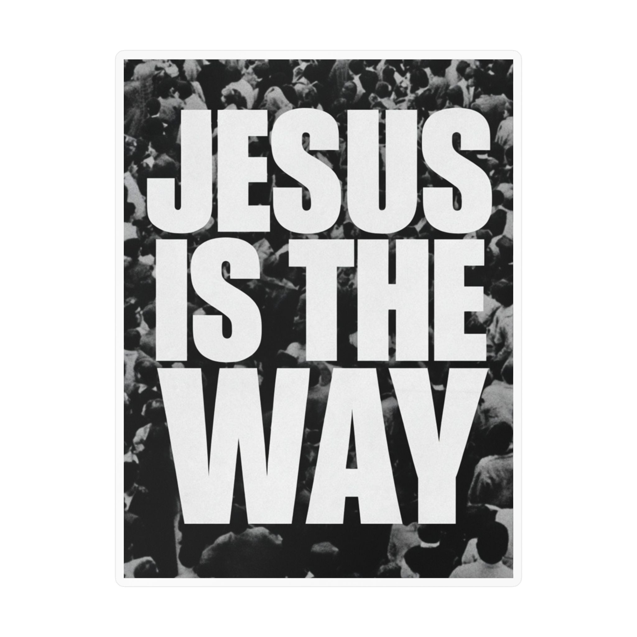 Jesus Is the Way Vinyl Decal — Inspirational Christian Sticker