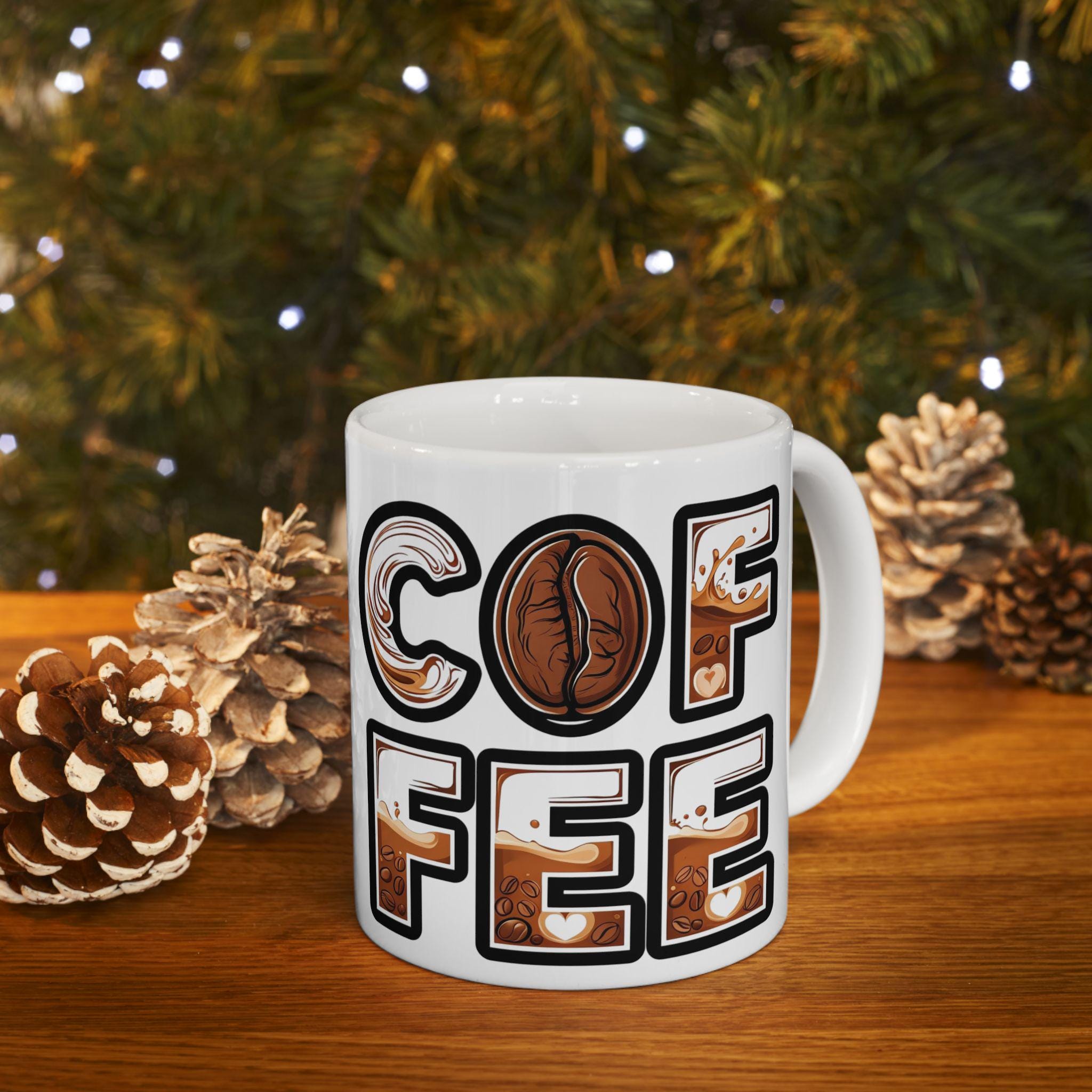 Taza de Café Única y Divertida - Regalo Artístico para Mujer, Mug de Cerámica Estética Colorida, Unique Coffee Cup, Regalo para Amiga