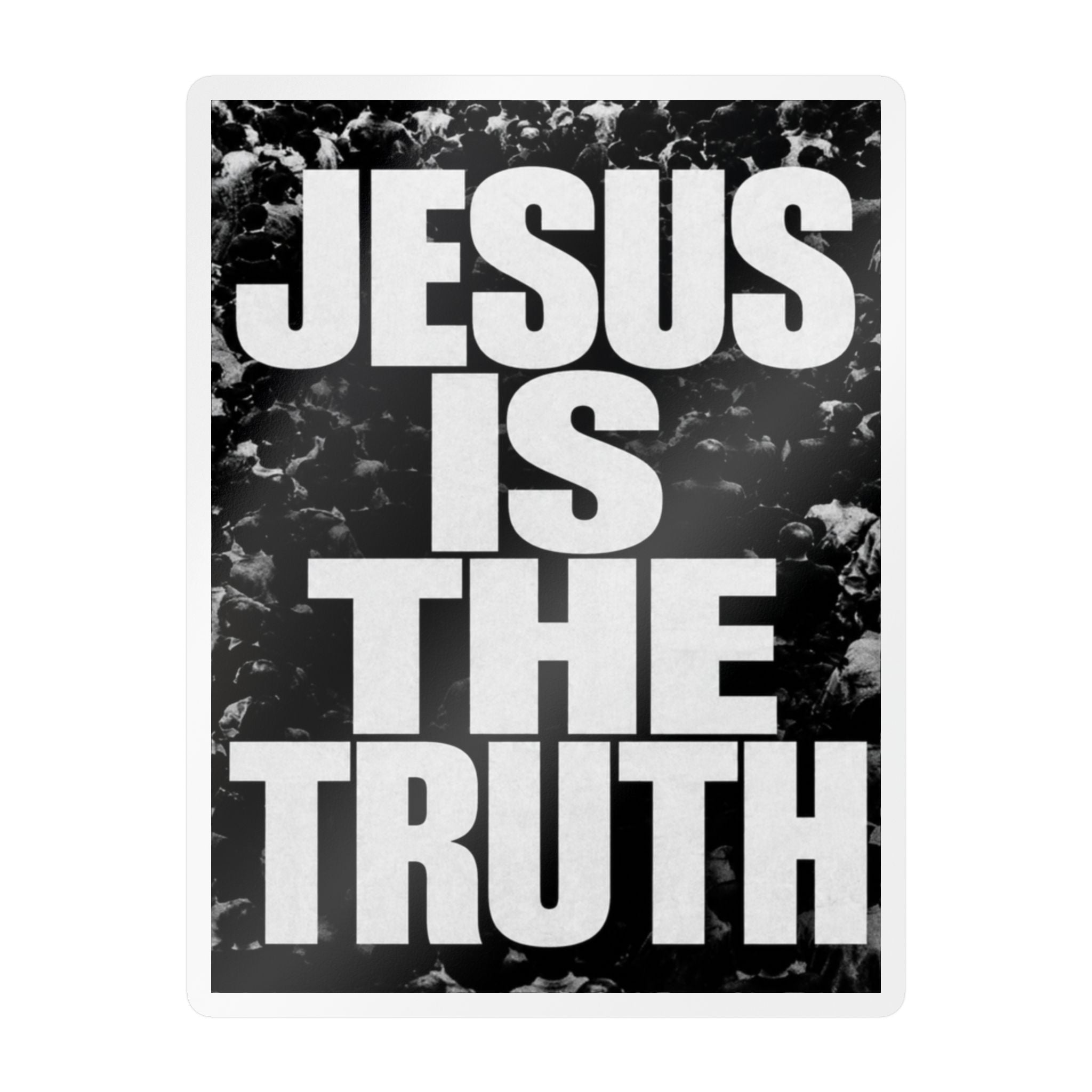 Jesus Is The Truth Vinyl Sticker — Bold Christian Faith Decal (Kiss-Cut)