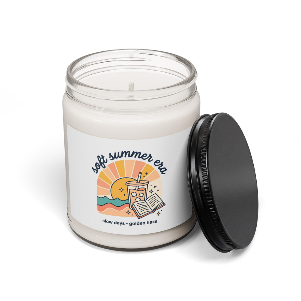 Soft Summer Era Candle | Scented Soy Candle, Coastal Vibes, Pastel Retro Summer Aesthetic