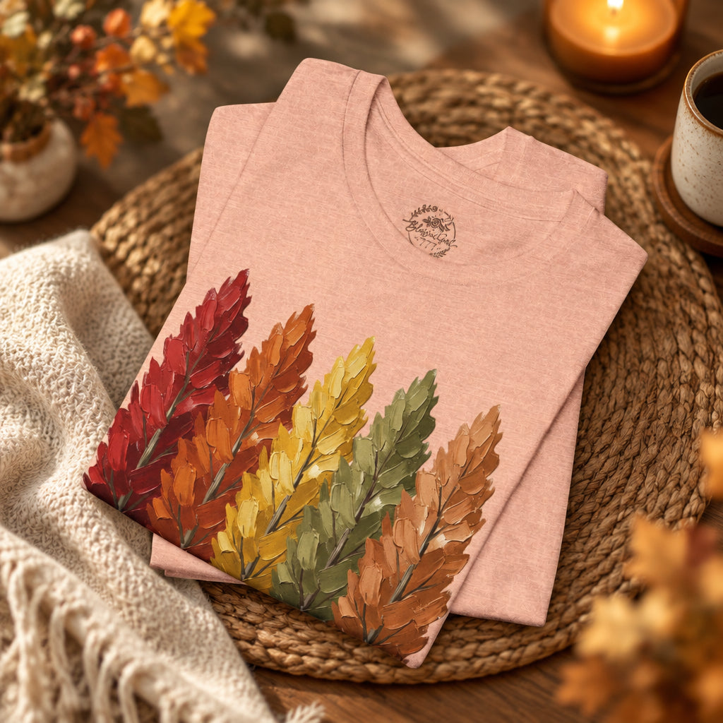 Thankful Season Autumn Trees T-Shirt | Thanksgiving Fall Tee