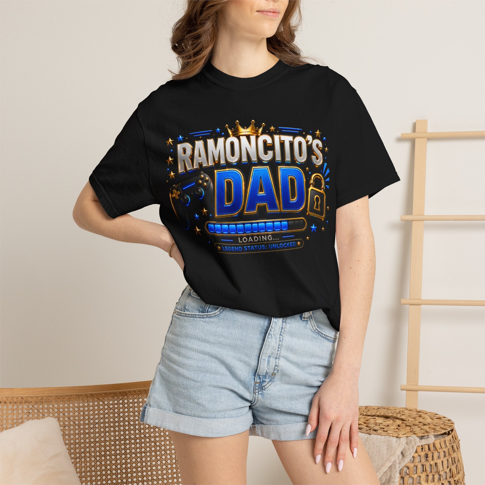 Ramoncito's Dad T-shirt | Birthday Loading Game Design