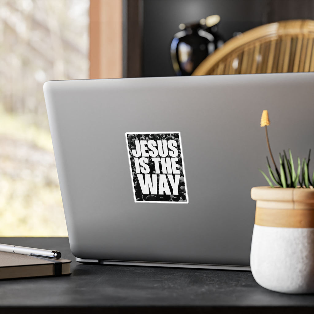 Jesus Is the Way Vinyl Decal — Inspirational Christian Sticker