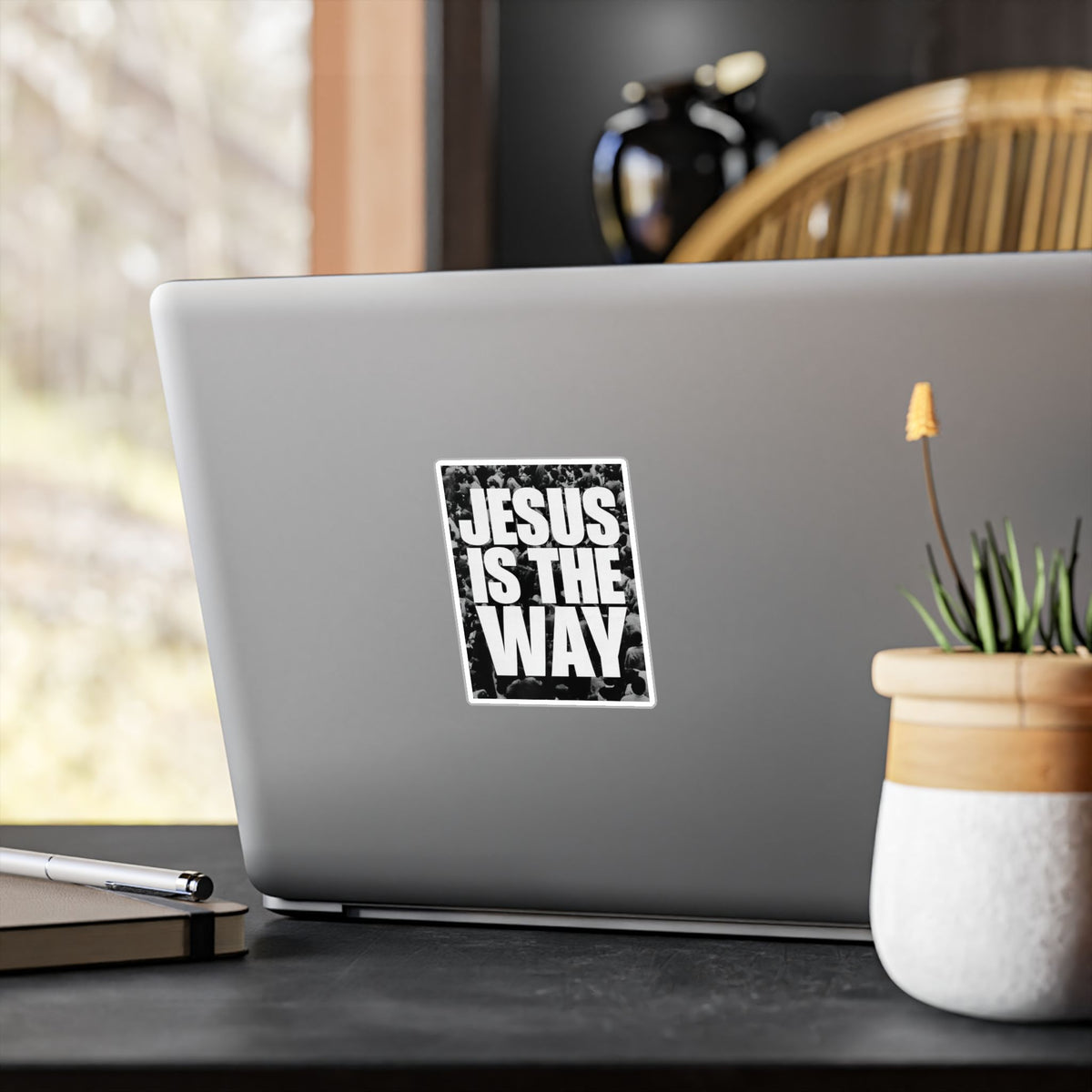 Jesus Is the Way Vinyl Decal — Christian Car Sticker