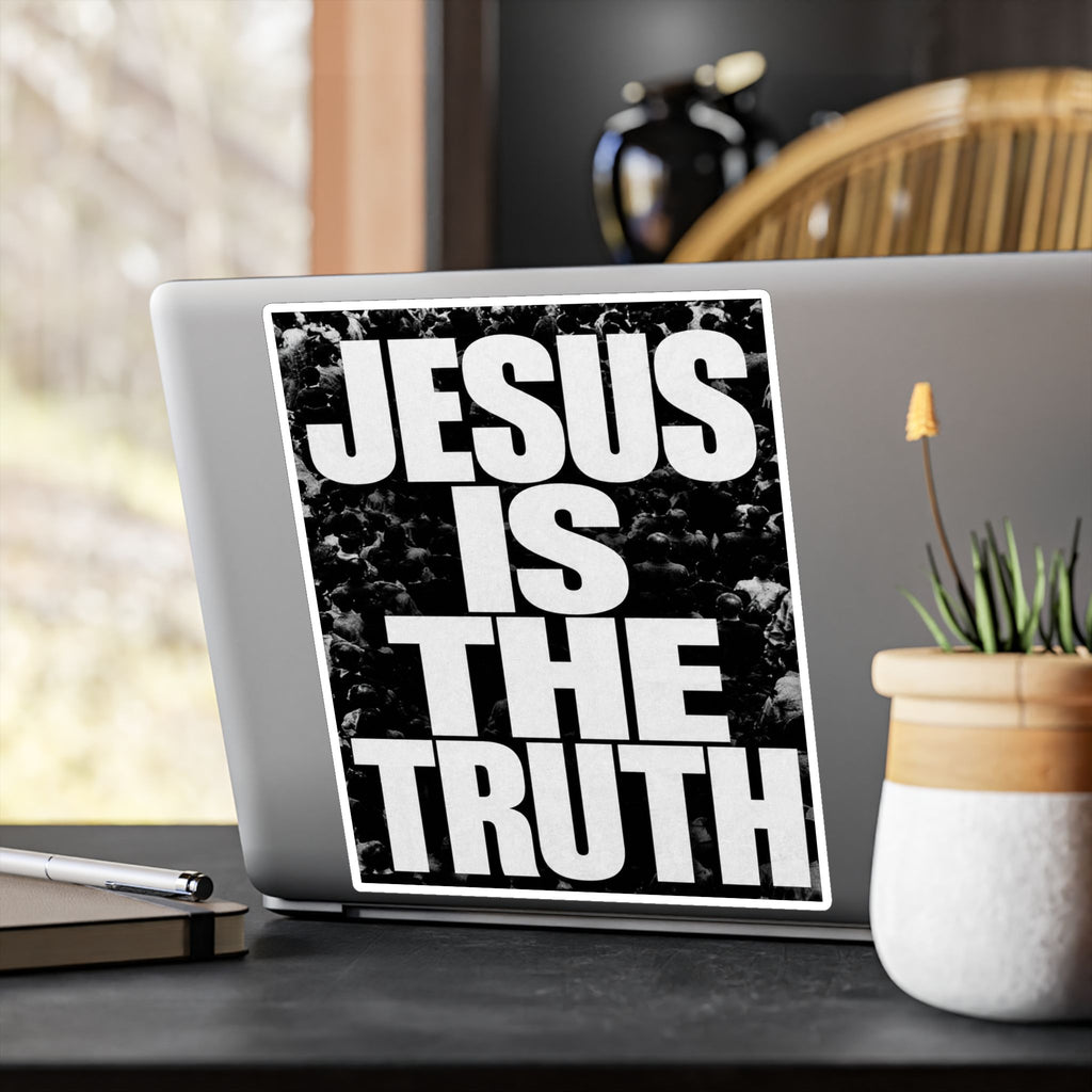 Jesus Is The Truth Vinyl Sticker — Bold Christian Faith Decal (Kiss-Cut)