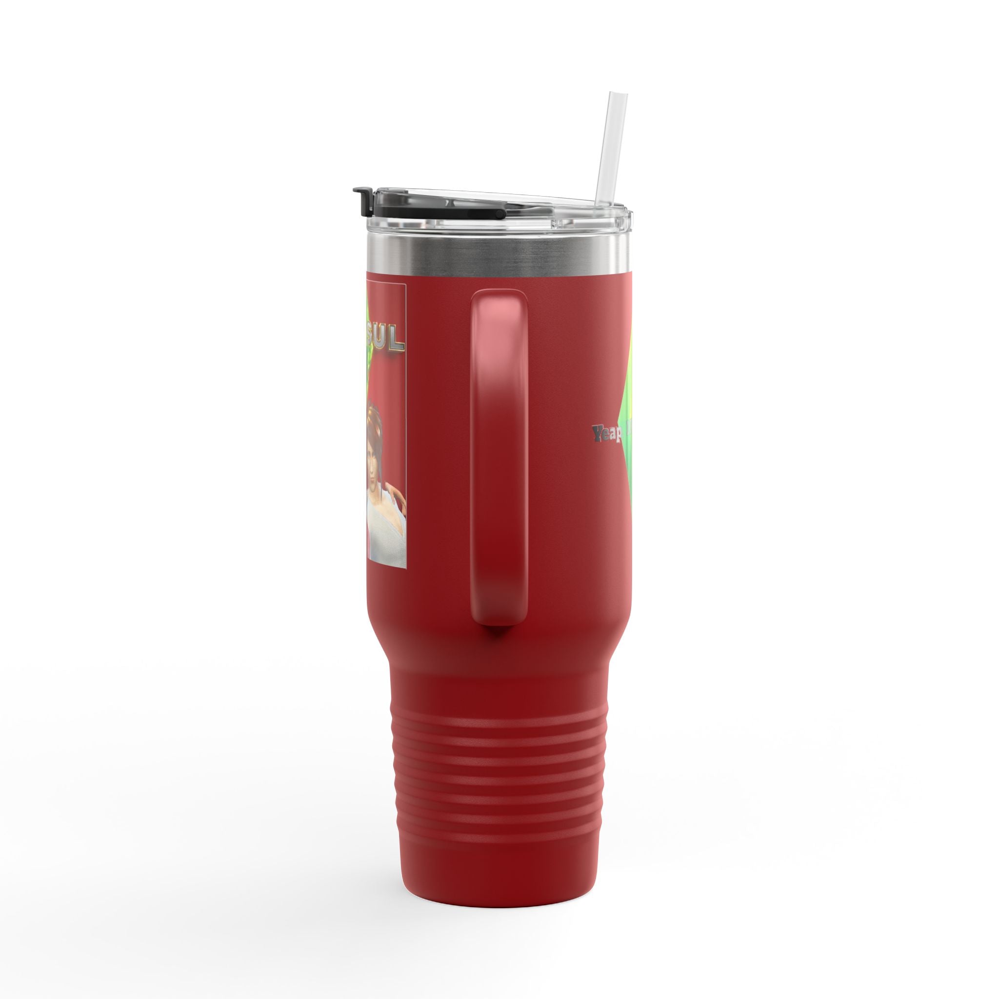 Sims Insulated Travel Mug, 40oz - Cozy & Stylish Gift for Travelers, Coffee Lovers - Large Hot Beverage Container, Thermal Cup, Portable Tea