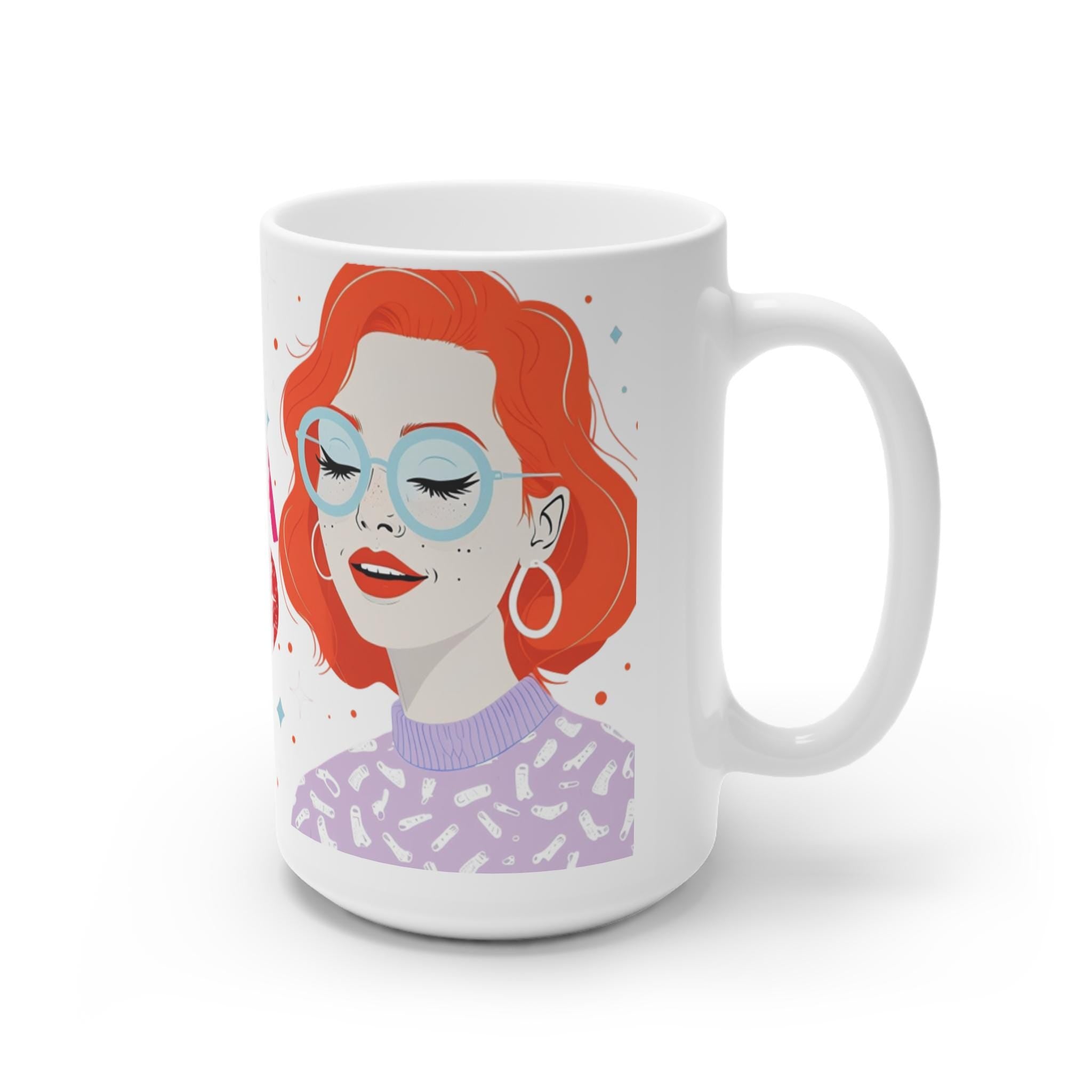 Just a Girl Pink Coffee Mug | Cute Coquette Aesthetic Cup, Girly Gift for Her, Soft Girl Vibes, 11oz & 15oz