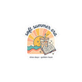 Soft Summer Era Kiss-Cut Stickers | summer aesthetic, pastel coastal vibes