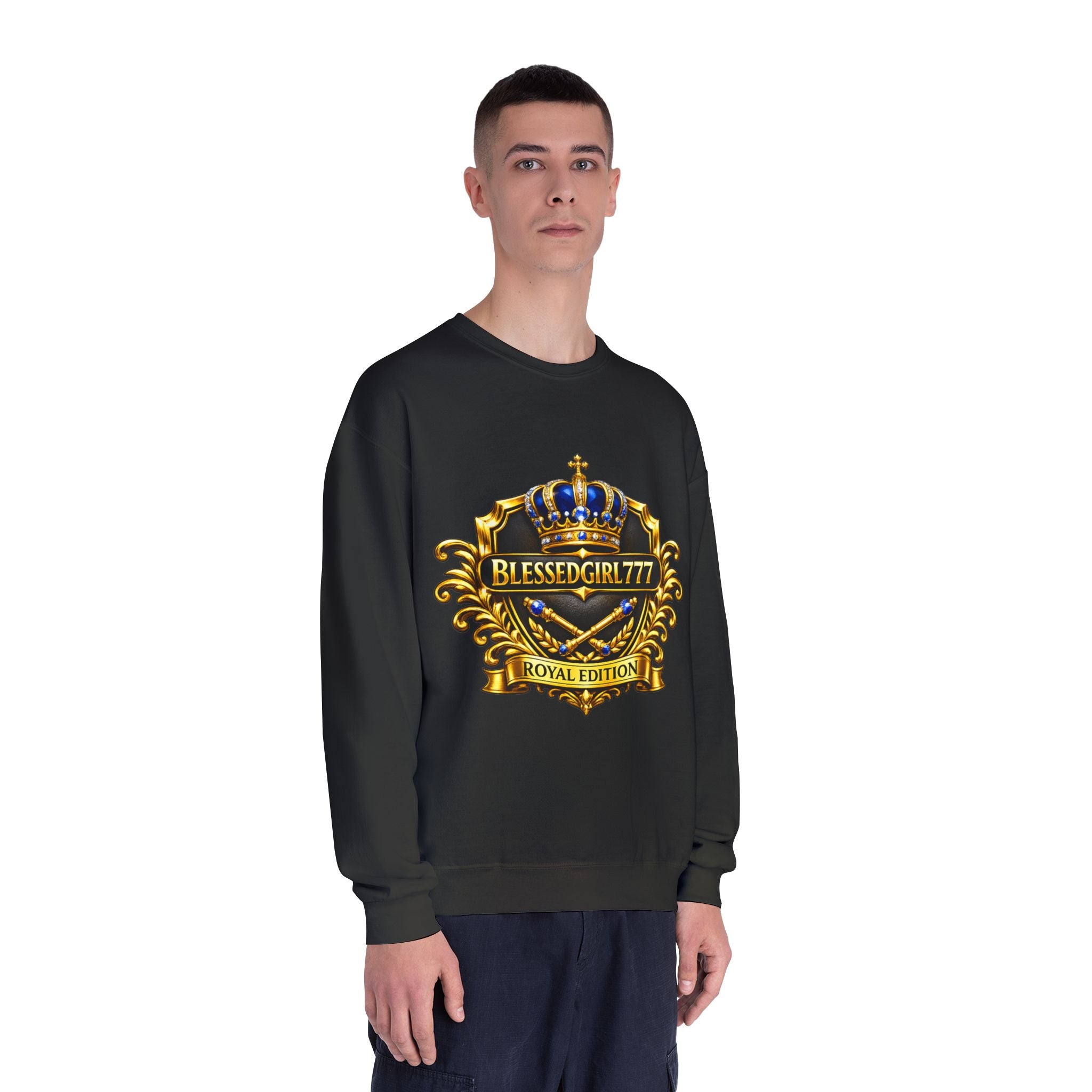 BlessedGirl777 Royal Edition Crewneck Sweatshirt