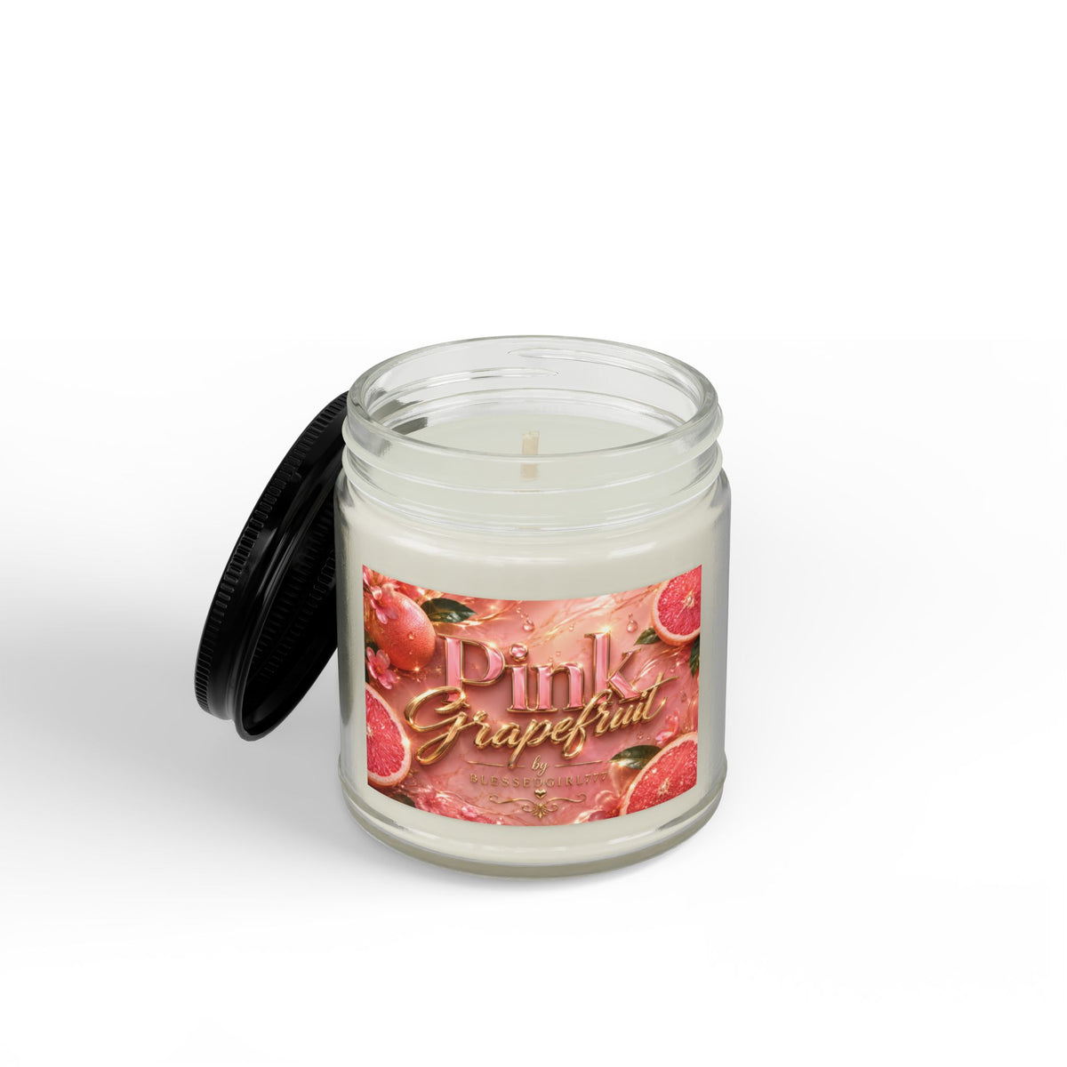 Pink Grapefruit Soy Candle — Scented Jar Candle (4oz & 9oz)