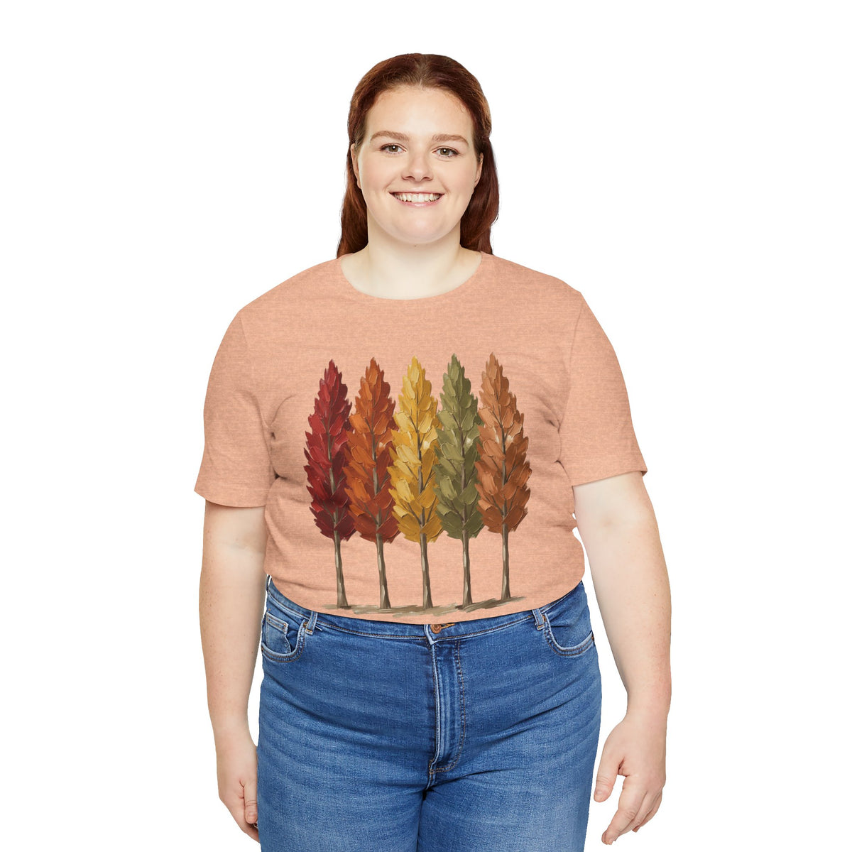 Thankful Season Autumn Trees T-Shirt | Thanksgiving Fall Tee