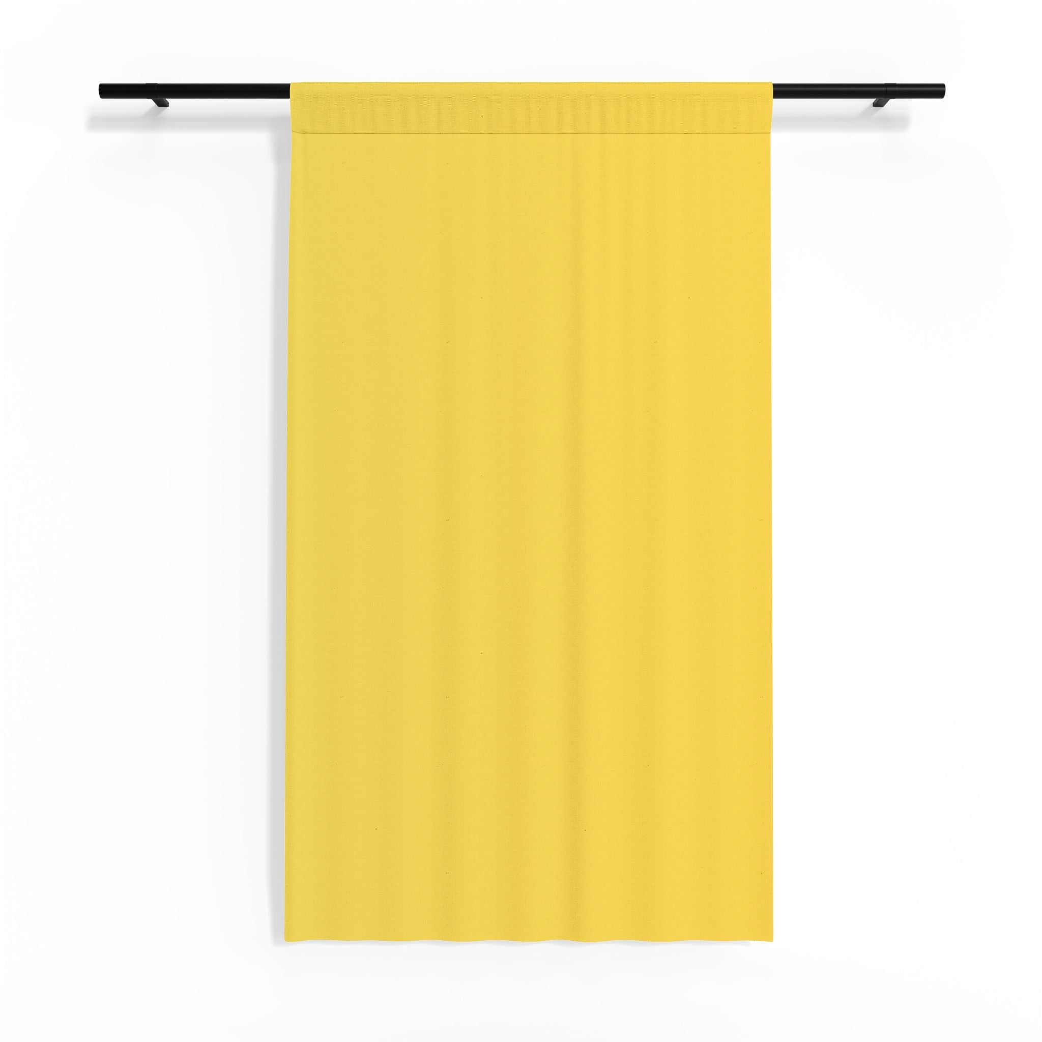Yellow Sheer Window Curtain – Lightweight Semi-Transparent Panel for Bright, Airy Living Spaces