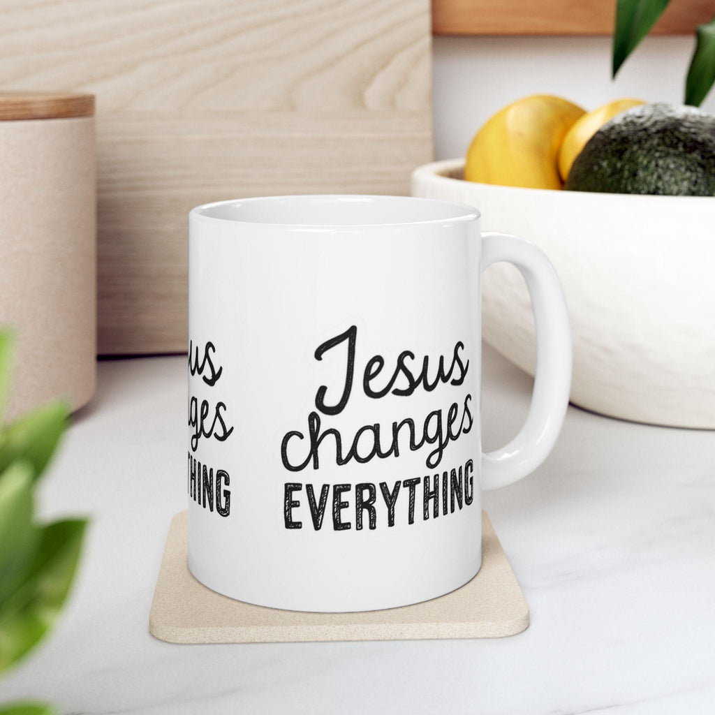 Inspirational Faith Coffee Mug | Christian Bible Verse Gift, Encouragement Cup for Her & Him, 11oz & 15oz