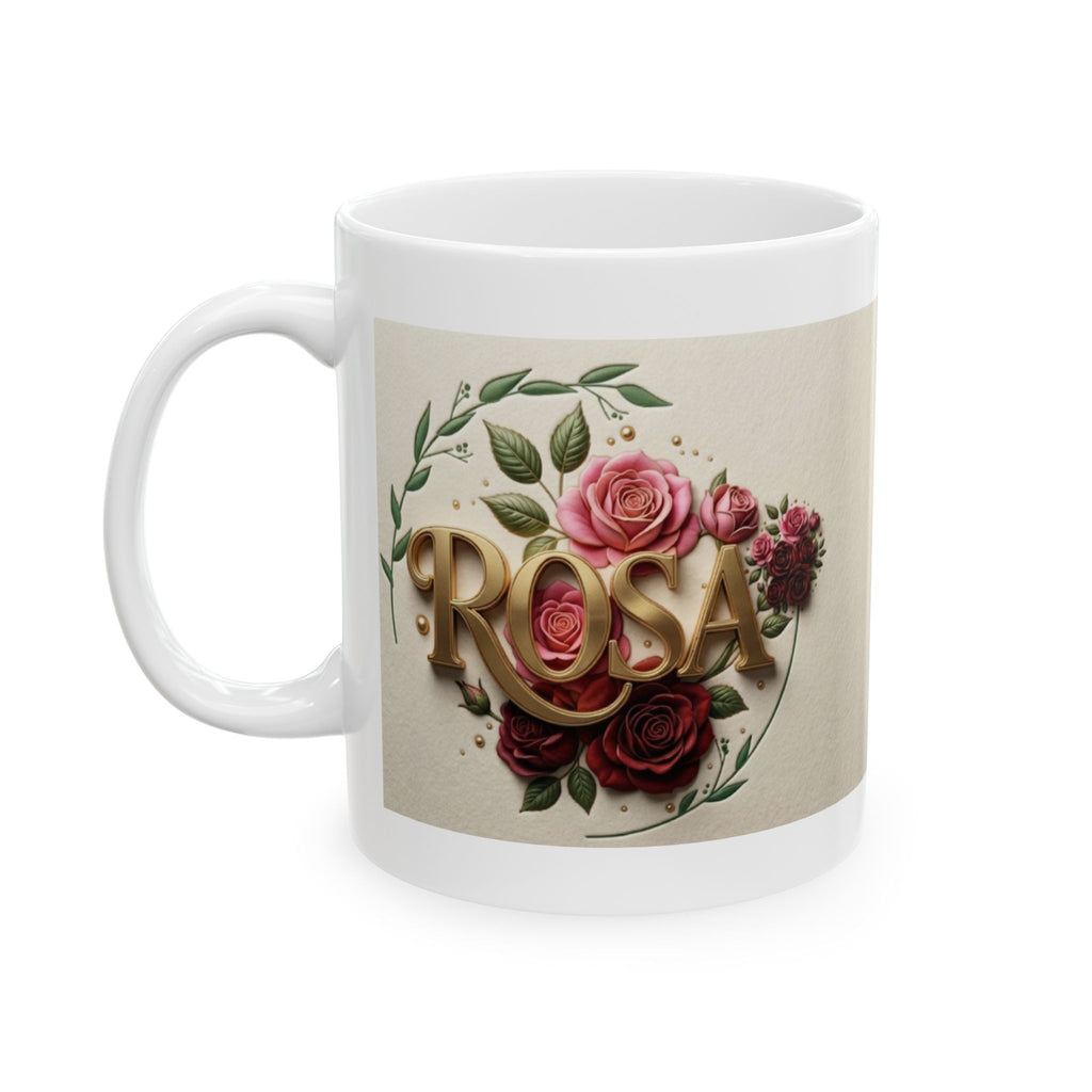 Vintage Rose Bouquet Mug | Floral Ceramic Coffee Cup