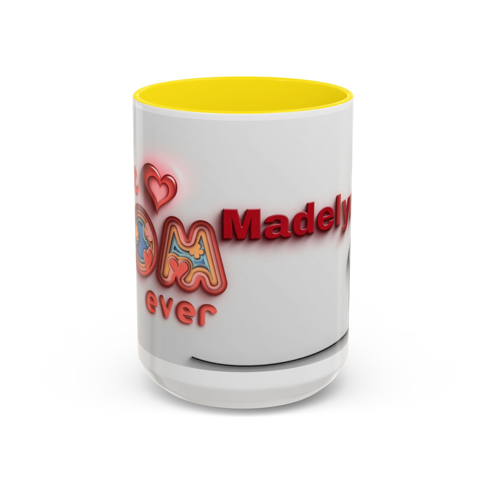 Custom Accent Coffee Mug - Perfect Gift for Moms, Personalized Mug, Valentines Day Gift, Unique Coffee Cup, Mother's Day