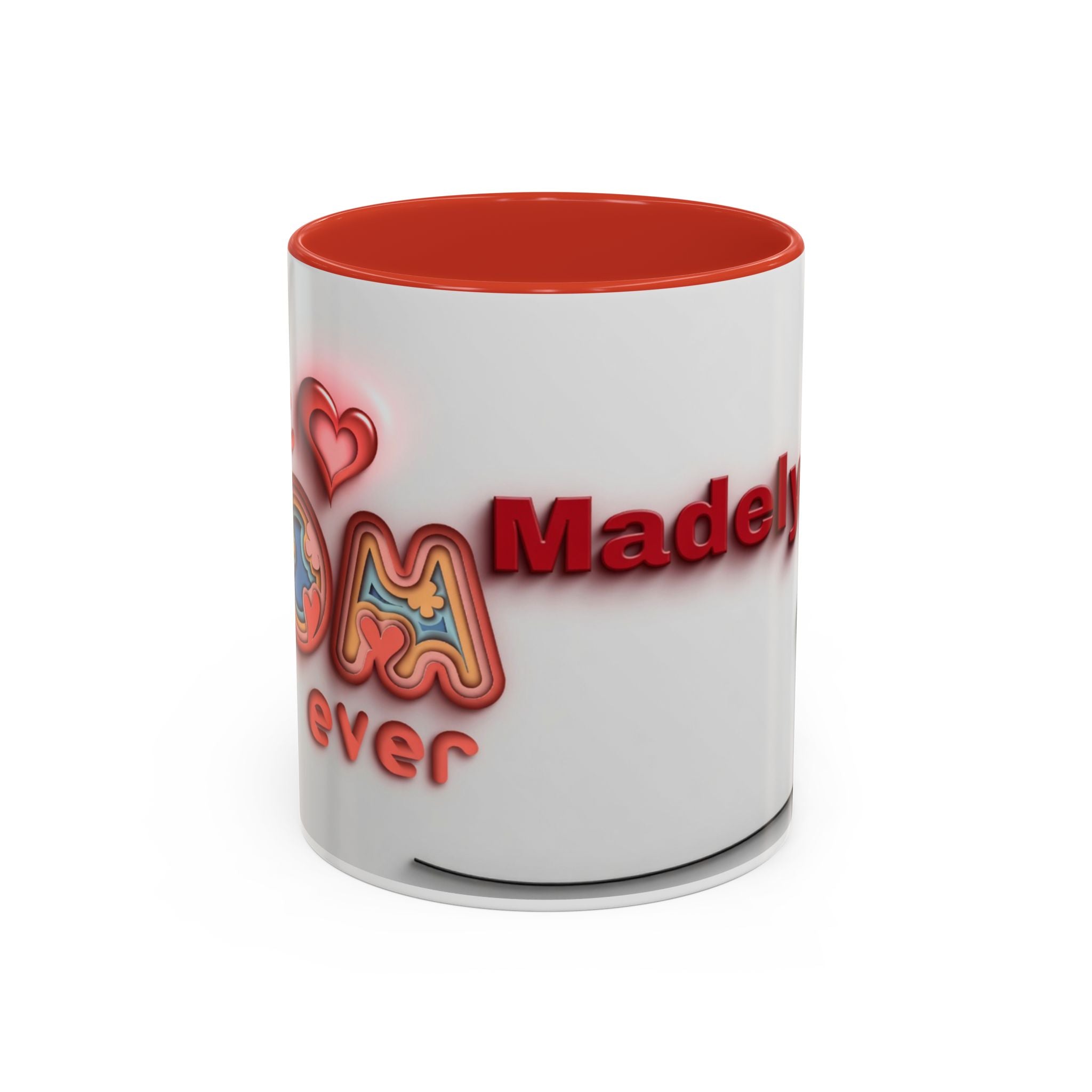 Custom Accent Coffee Mug - Perfect Gift for Moms, Personalized Mug, Valentines Day Gift, Unique Coffee Cup, Mother's Day