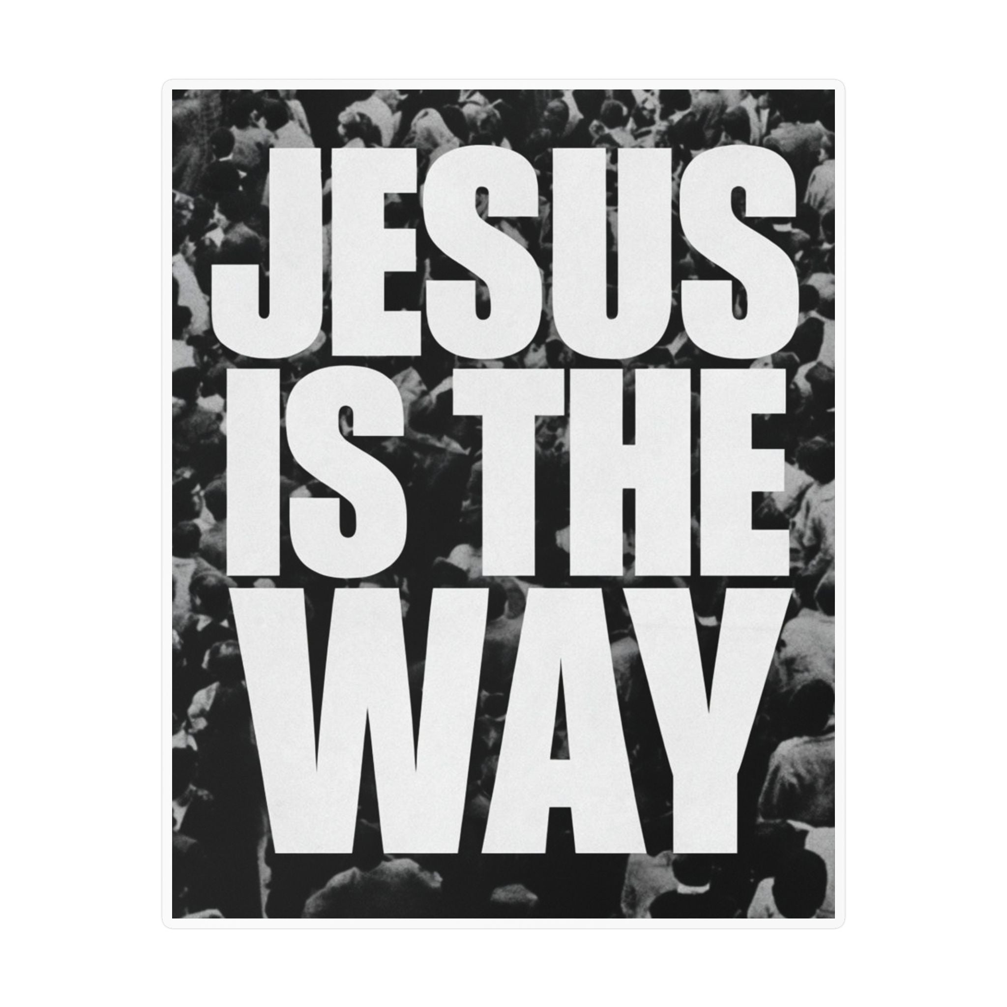 Jesus Is the Way Vinyl Decal — Inspirational Christian Sticker