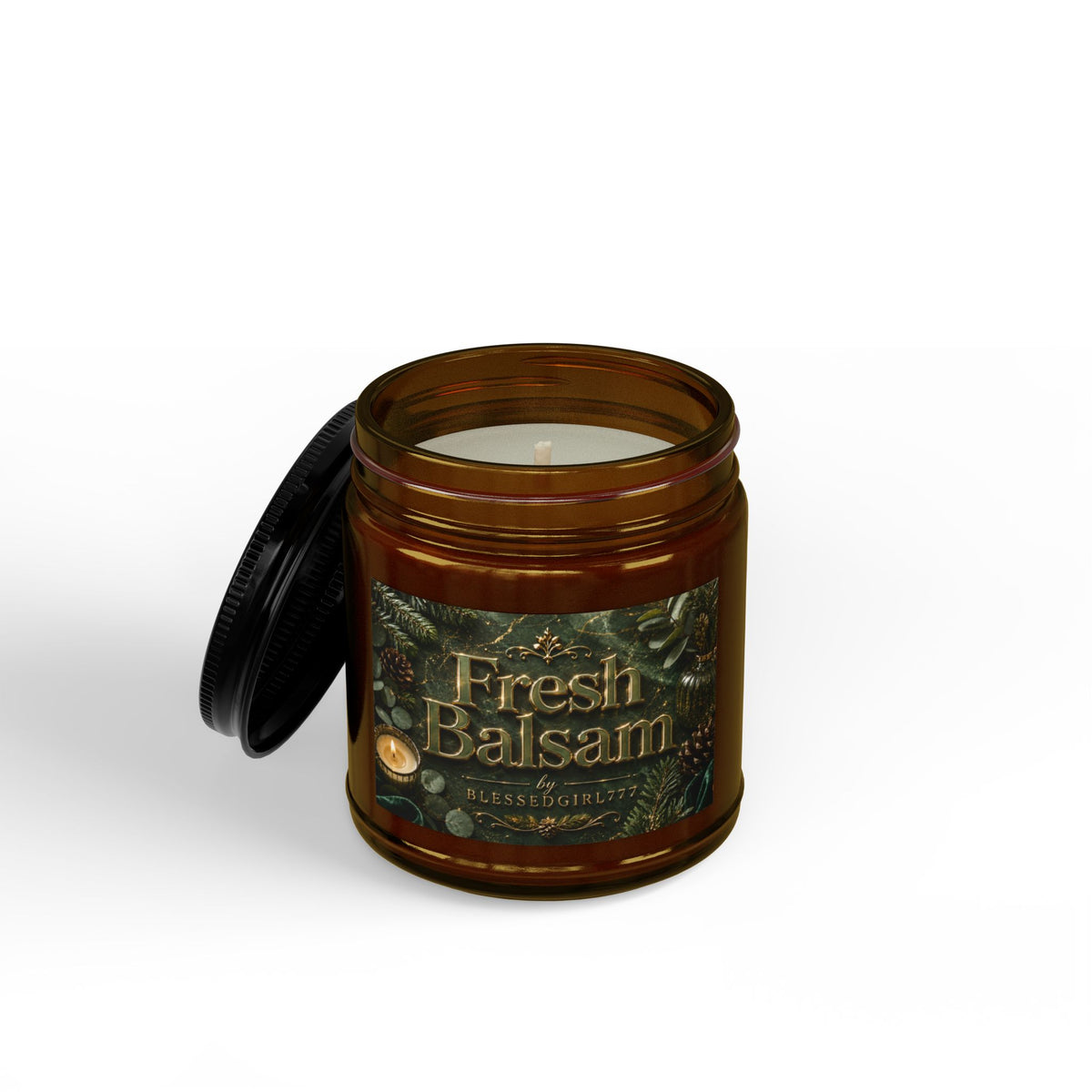 Fresh Balsam Soy Candle - Scented Jar Candle (4oz & 9oz)