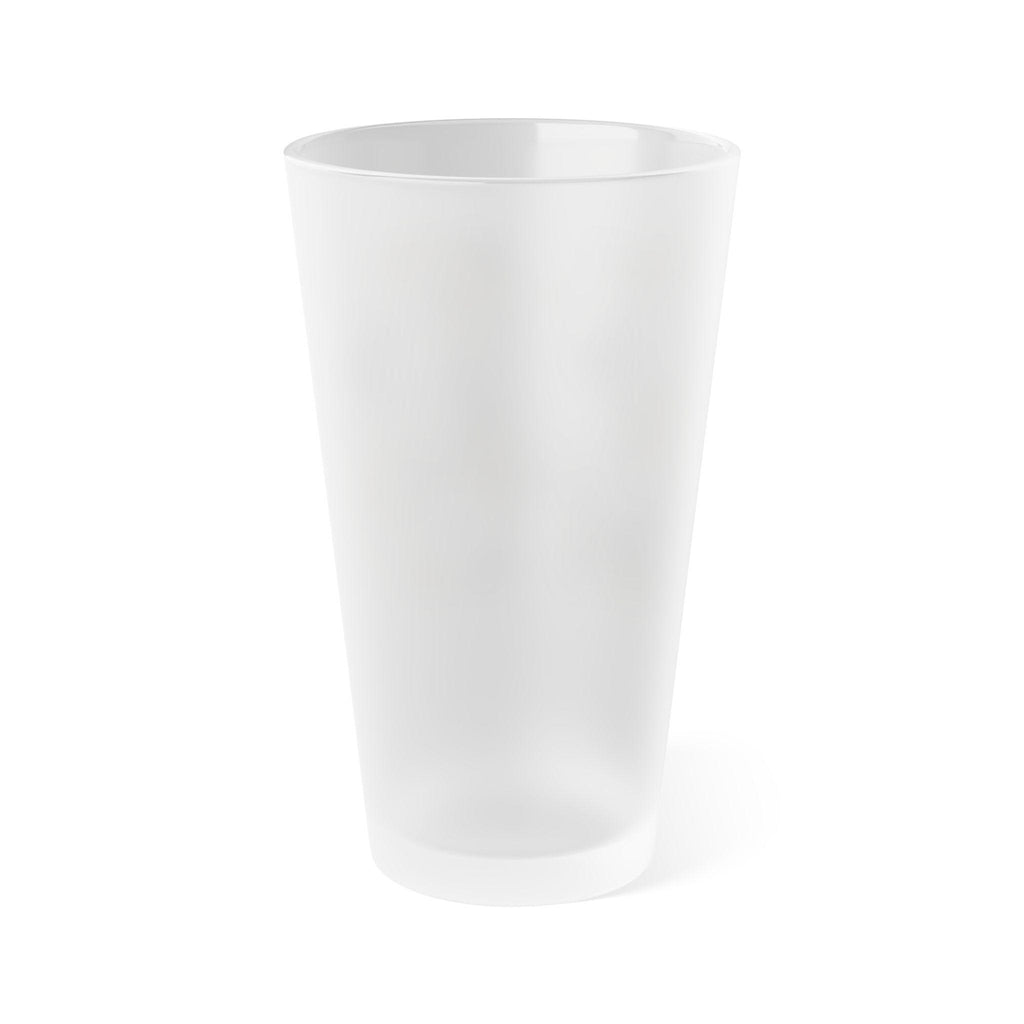 Vaso de Pinta Esmerilado 16oz - Frosted Glass Sleek Design, Vaso de Cerveza Mate, Cristalería Minimalista de Lujo