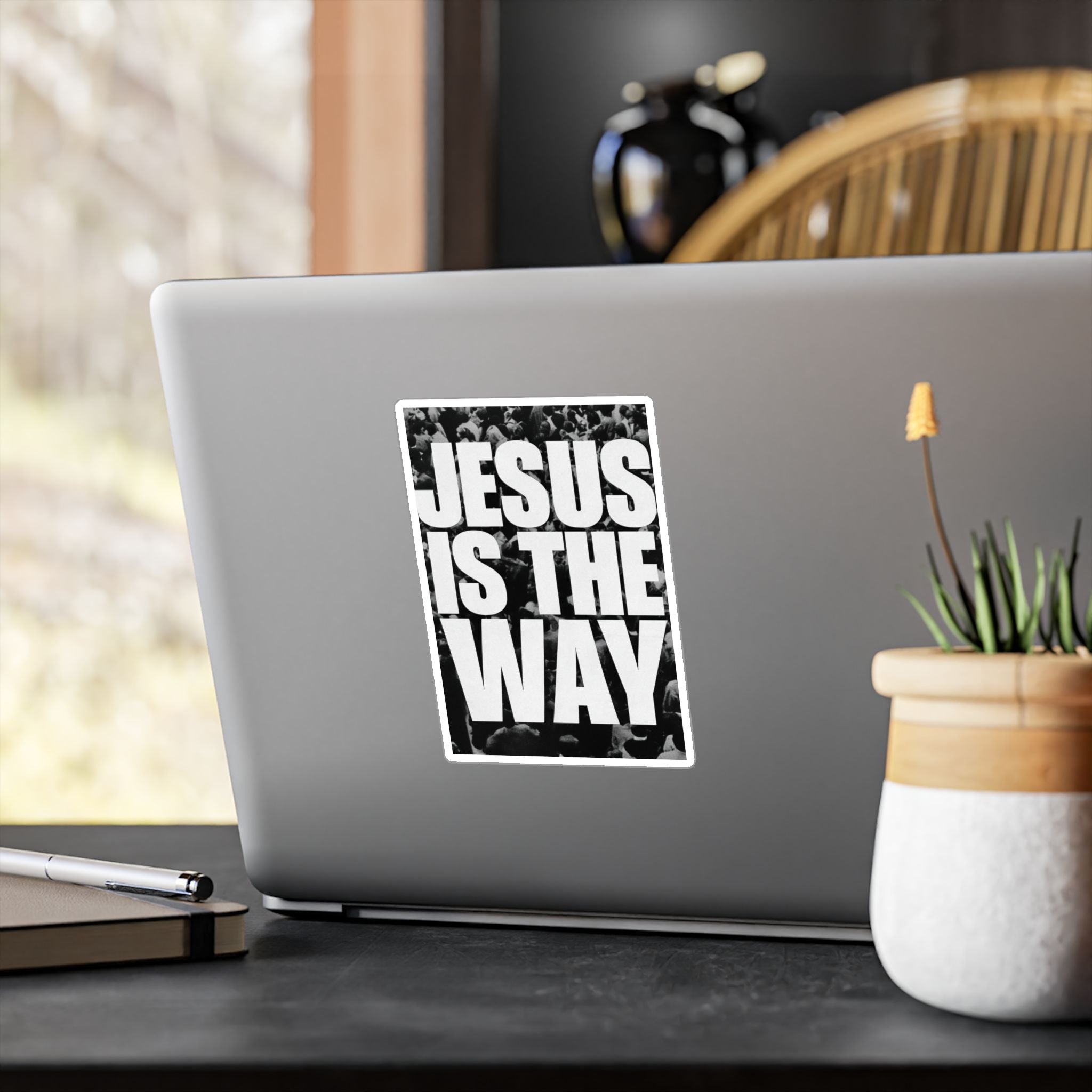 Jesus Is the Way Vinyl Decal — Inspirational Christian Sticker