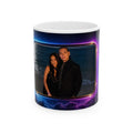 Neon Cloud Photo Mug | Ceramic Photo Frame Mug