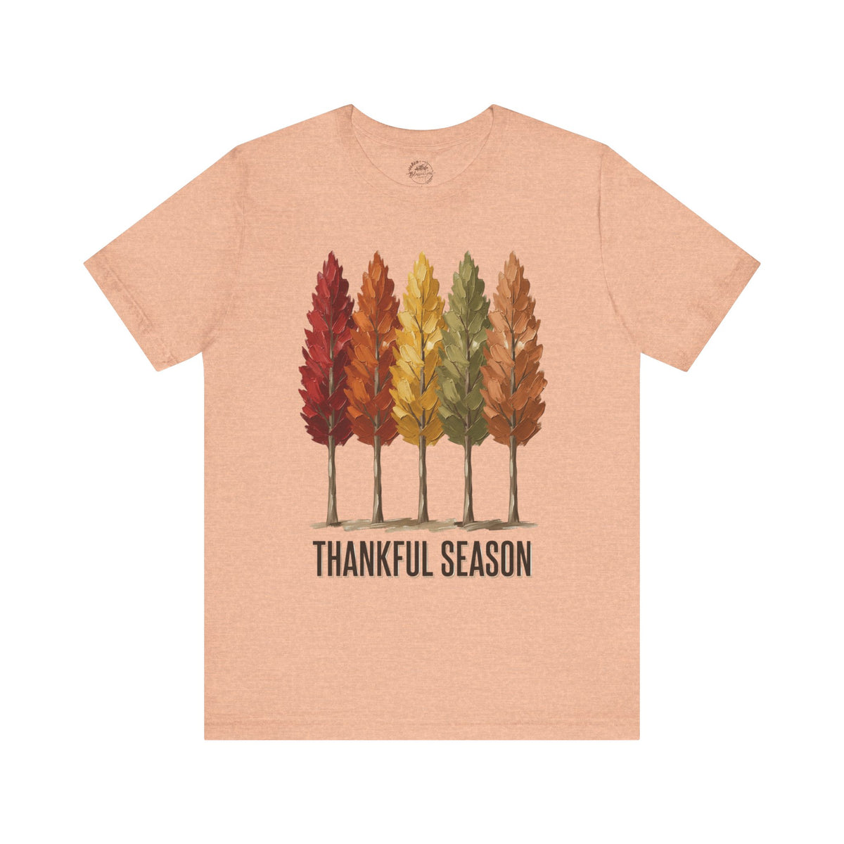 Thankful Season Autumn Trees T-Shirt | Thanksgiving Fall Tee