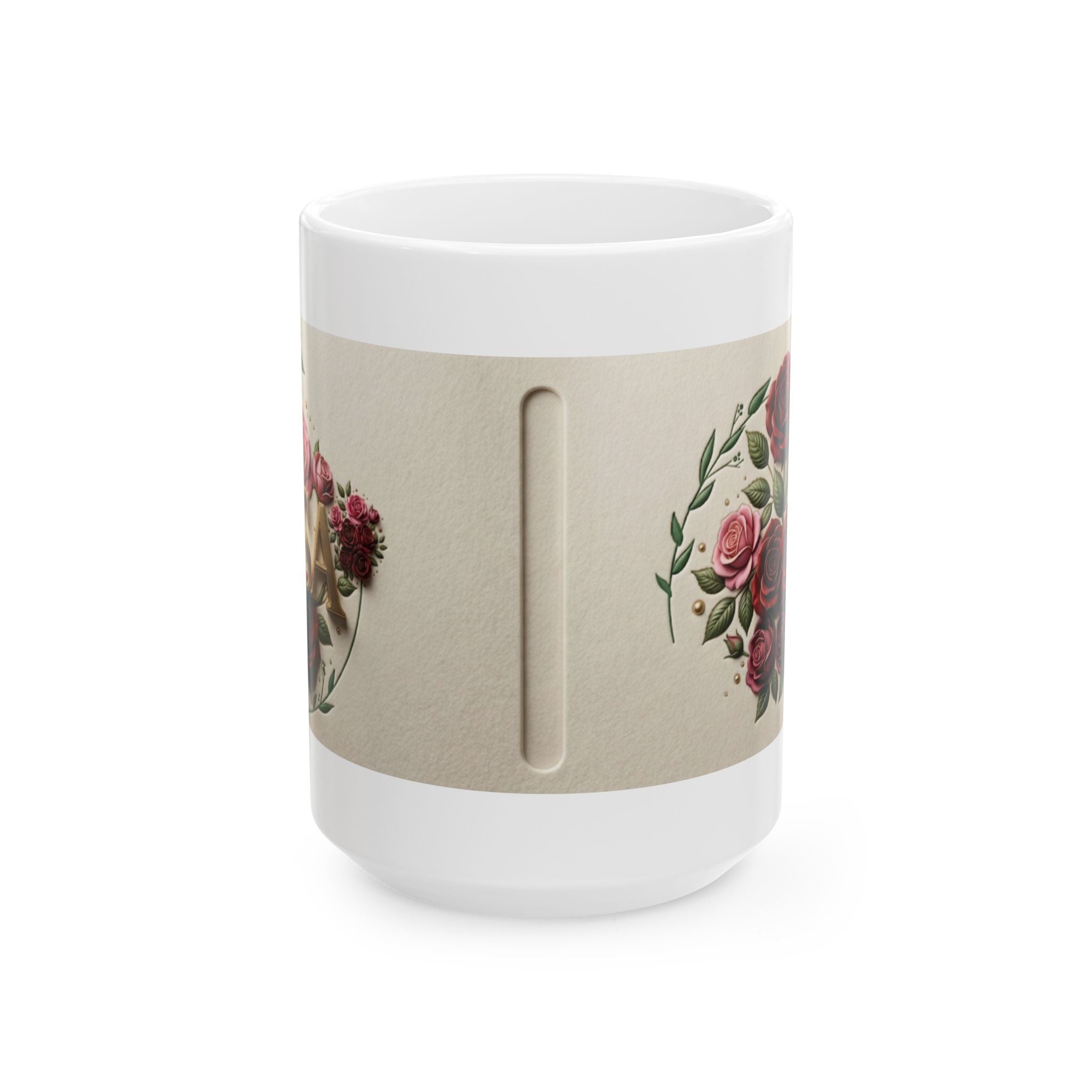 Vintage Rose Bouquet Mug | Floral Ceramic Coffee Cup
