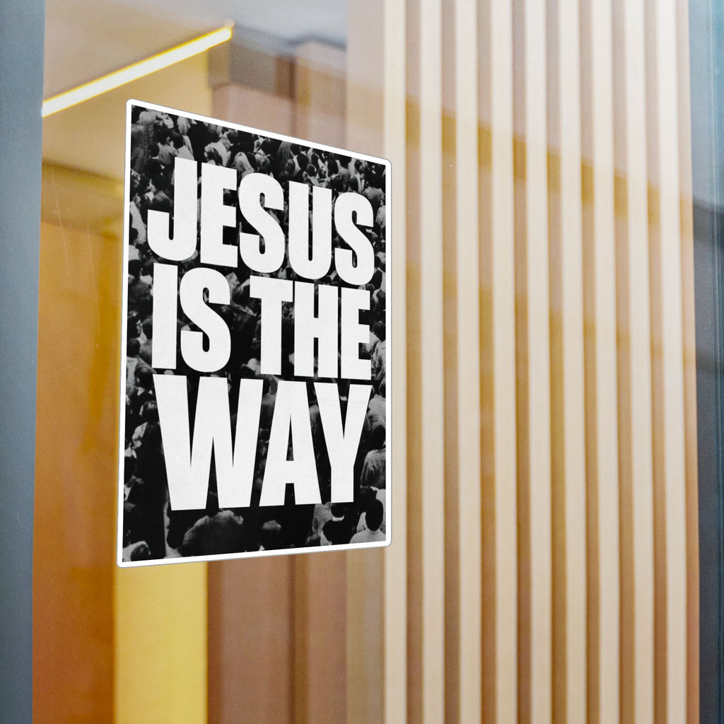Jesus Is the Way Vinyl Decal — Inspirational Christian Sticker