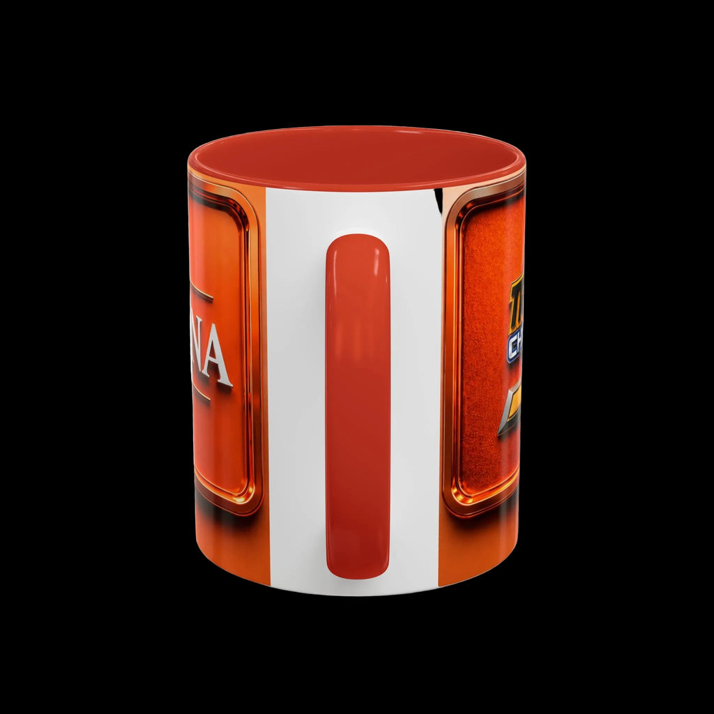 Personalized Karina Coffee Mug – Red Accent Ceramic Mug (11/15oz)
