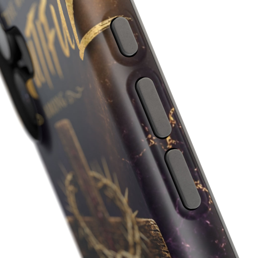 Christian Cross Magnetic Impact-Resistant Phone Case — "Beloved Most Beautiful" Scripture Design