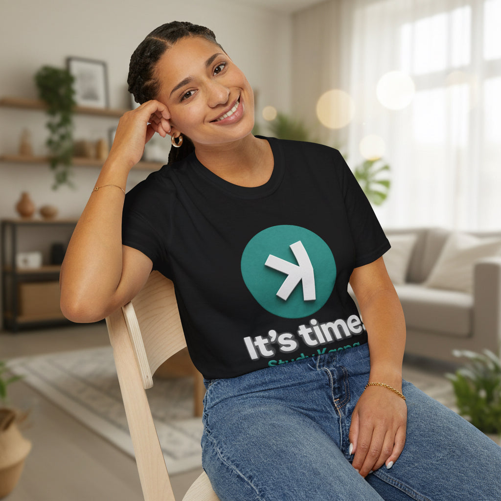 It's Time Kaspa T-Shirt — Crypto Logo Tee