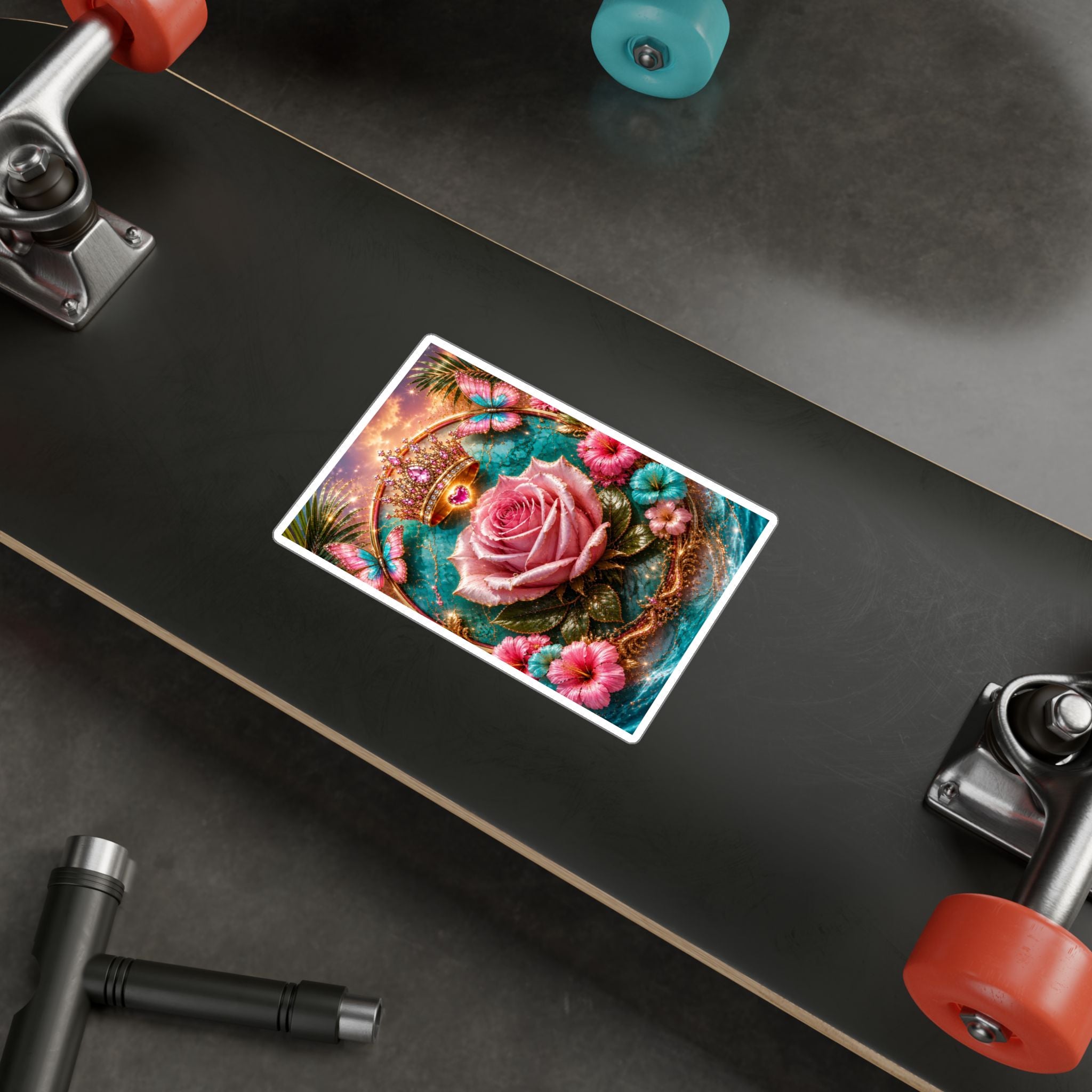 Royal Rose Kiss-Cut Vinyl Sticker
