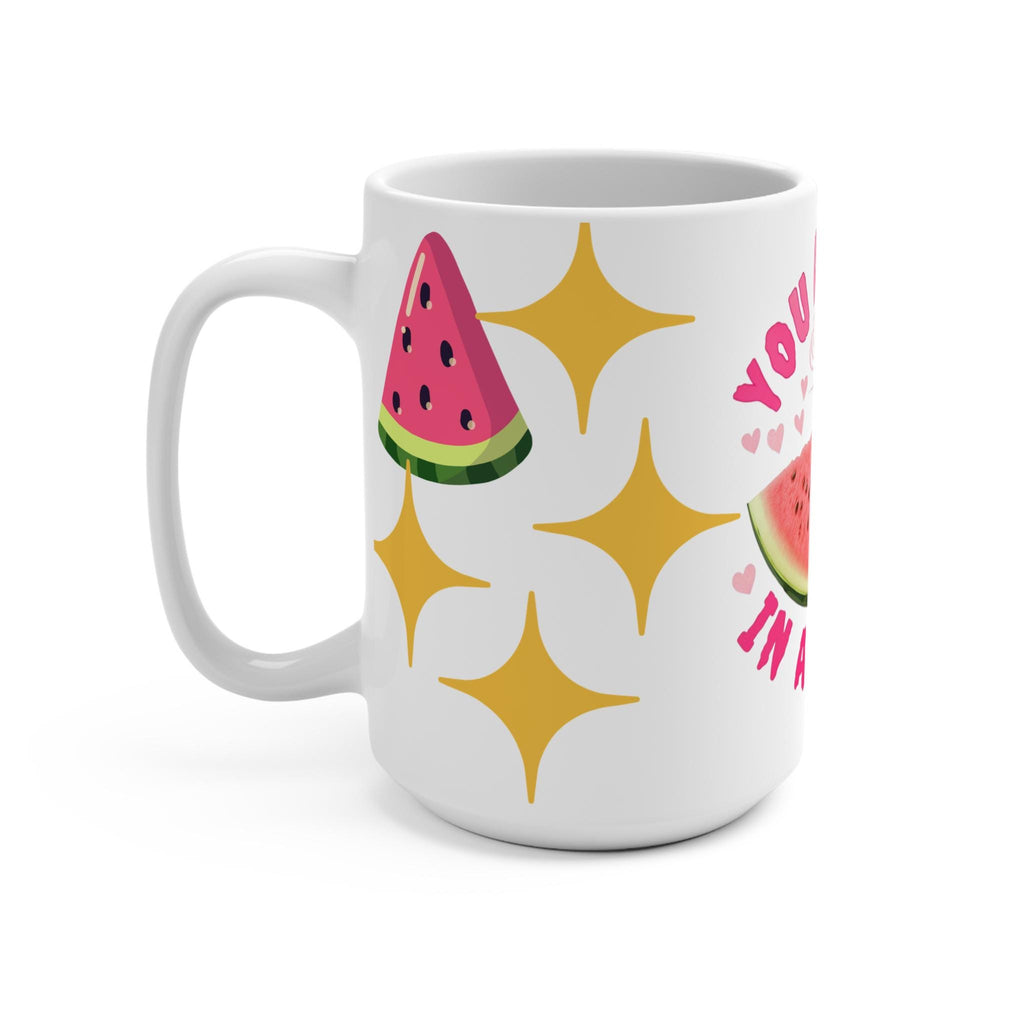 Taza You Are One In A Melon - Regalo Divertido de Sandía, Mug de Cerámica Estética de Frutas, Regalo para Amiga Especial