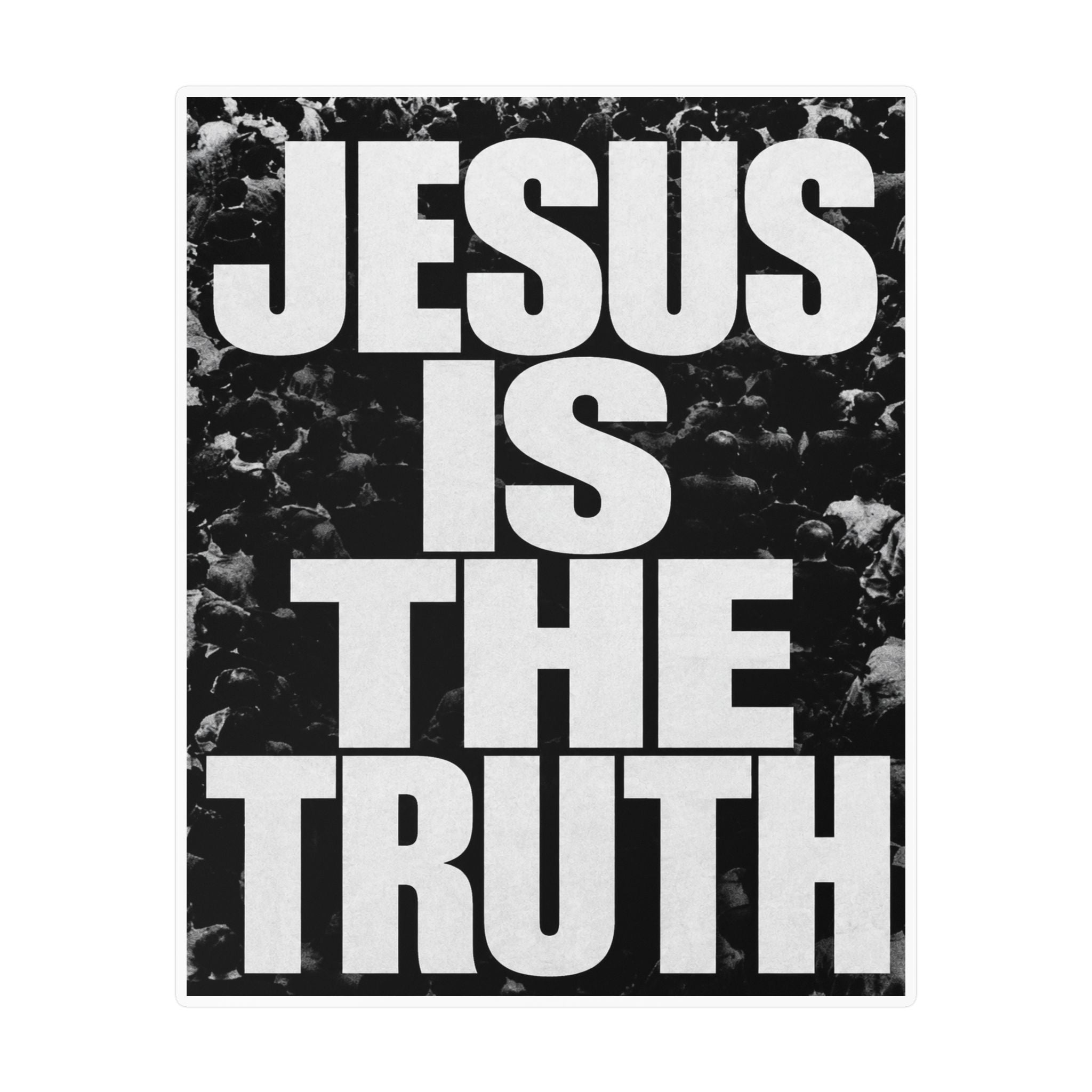 Jesus Is The Truth Vinyl Sticker — Bold Christian Faith Decal (Kiss-Cut)