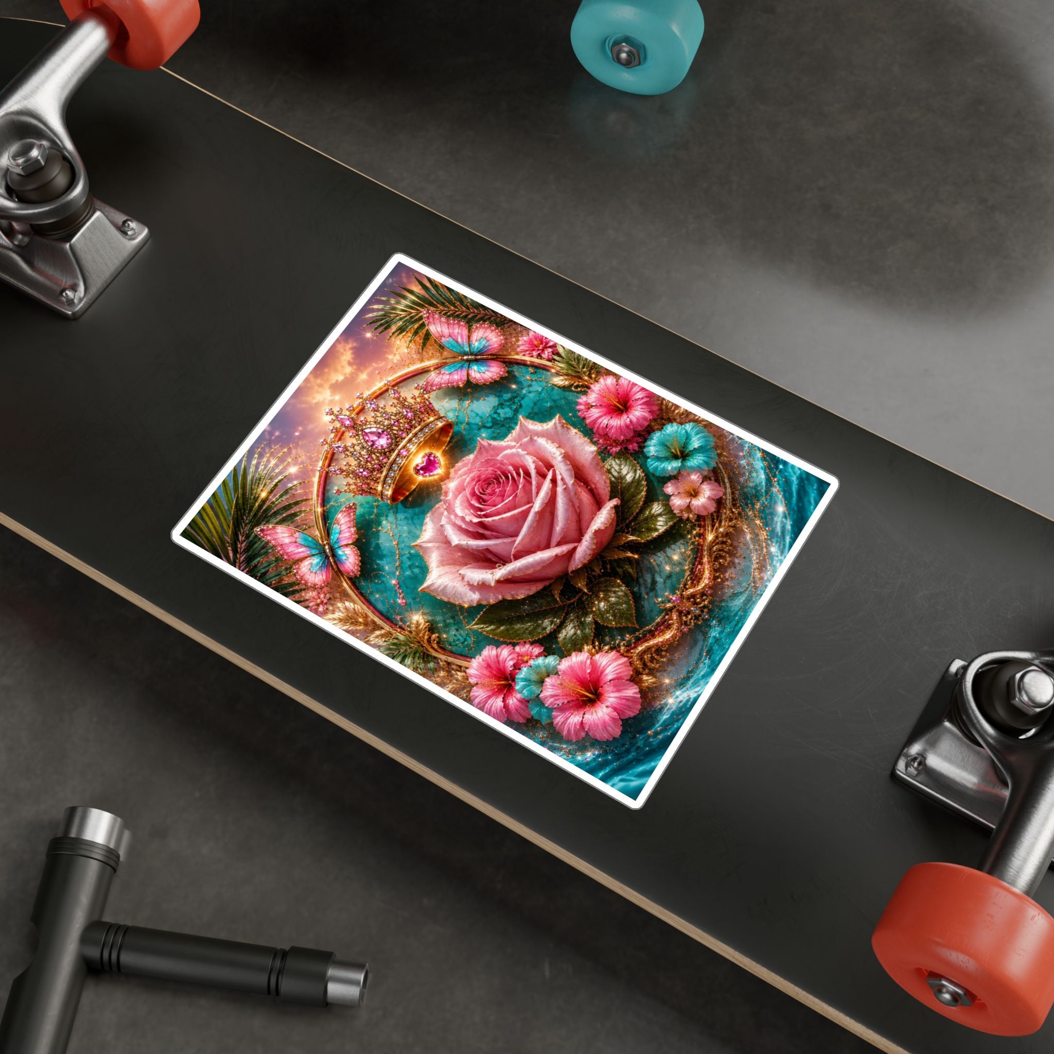 Royal Rose Kiss-Cut Vinyl Sticker