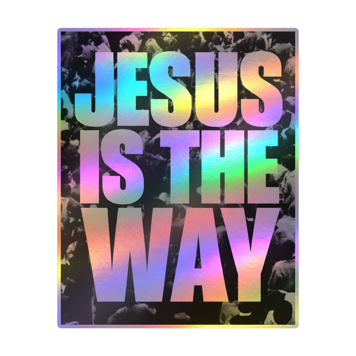 Jesus Is the Way Vinyl Decal — Christian Car Sticker