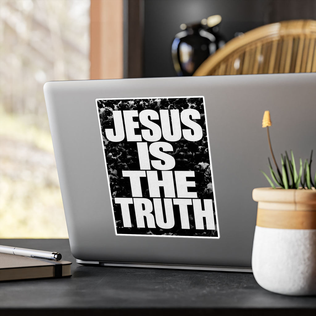 Jesus Is The Truth Vinyl Sticker — Bold Christian Faith Decal (Kiss-Cut)
