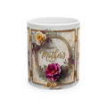 Happy Mother's Day floral wreath Mug | Ceramic 11oz 15oz