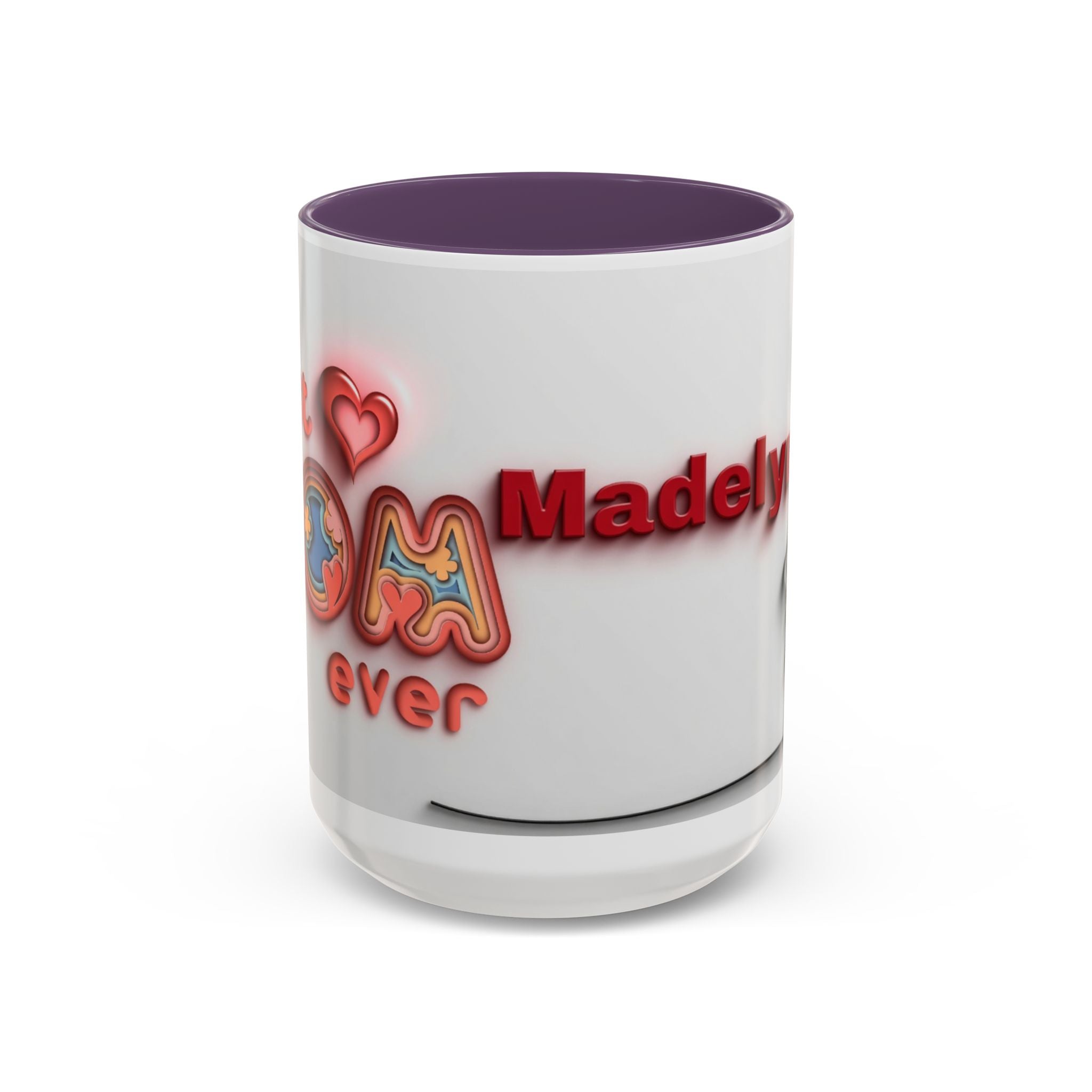 Custom Accent Coffee Mug - Perfect Gift for Moms, Personalized Mug, Valentines Day Gift, Unique Coffee Cup, Mother's Day