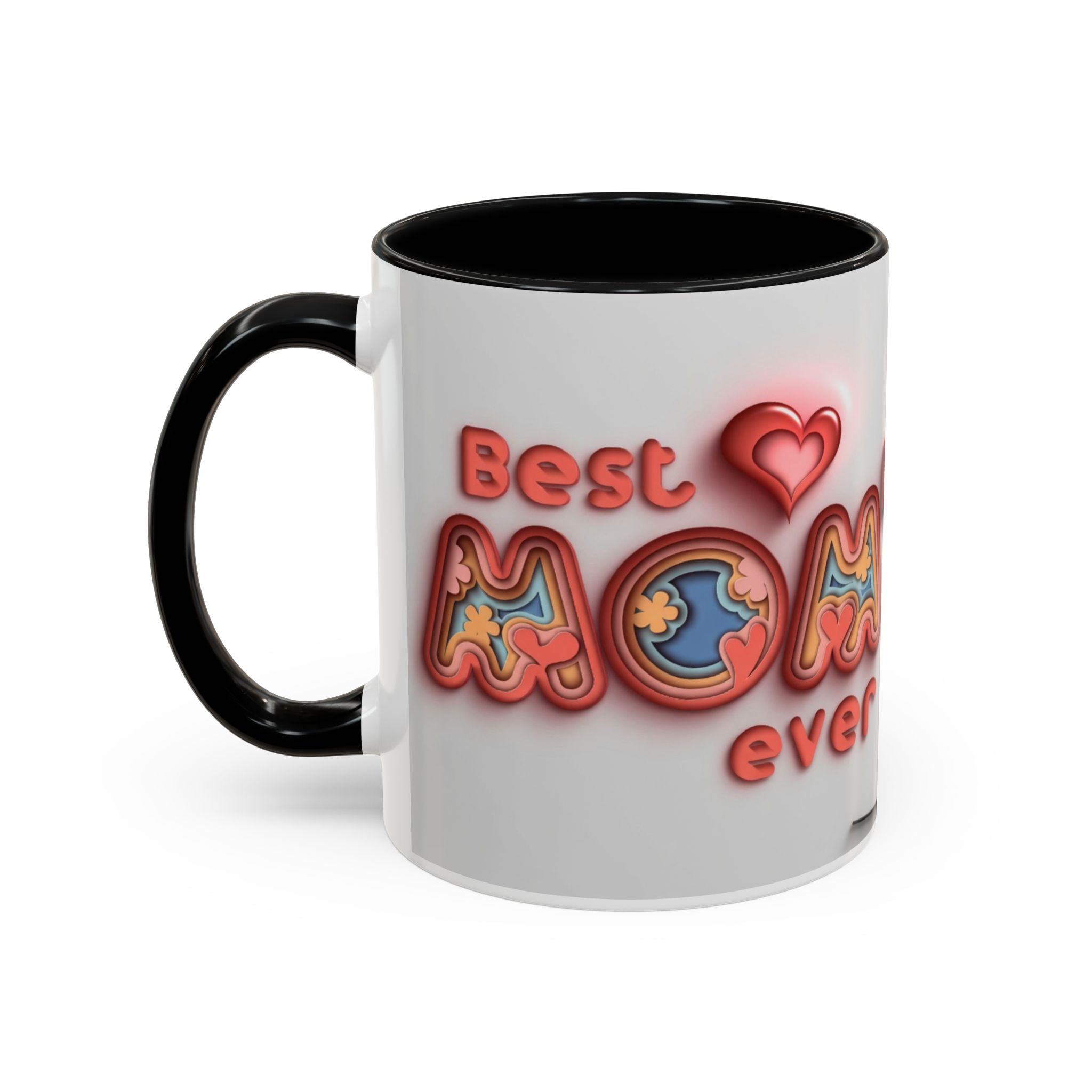 Custom Accent Coffee Mug - Perfect Gift for Moms, Personalized Mug, Valentines Day Gift, Unique Coffee Cup, Mother's Day