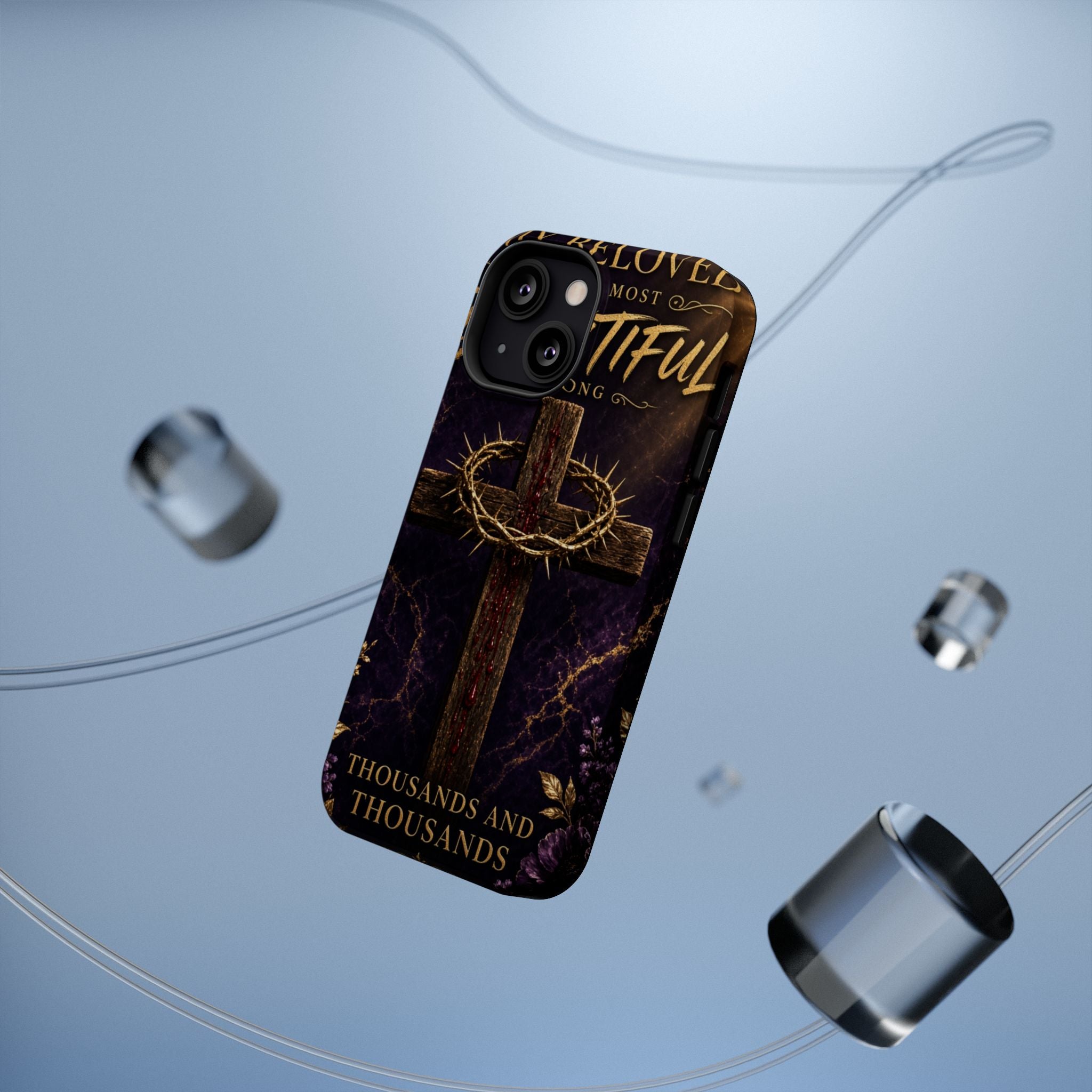 Christian Cross Magnetic Impact-Resistant Phone Case — "Beloved Most Beautiful" Scripture Design